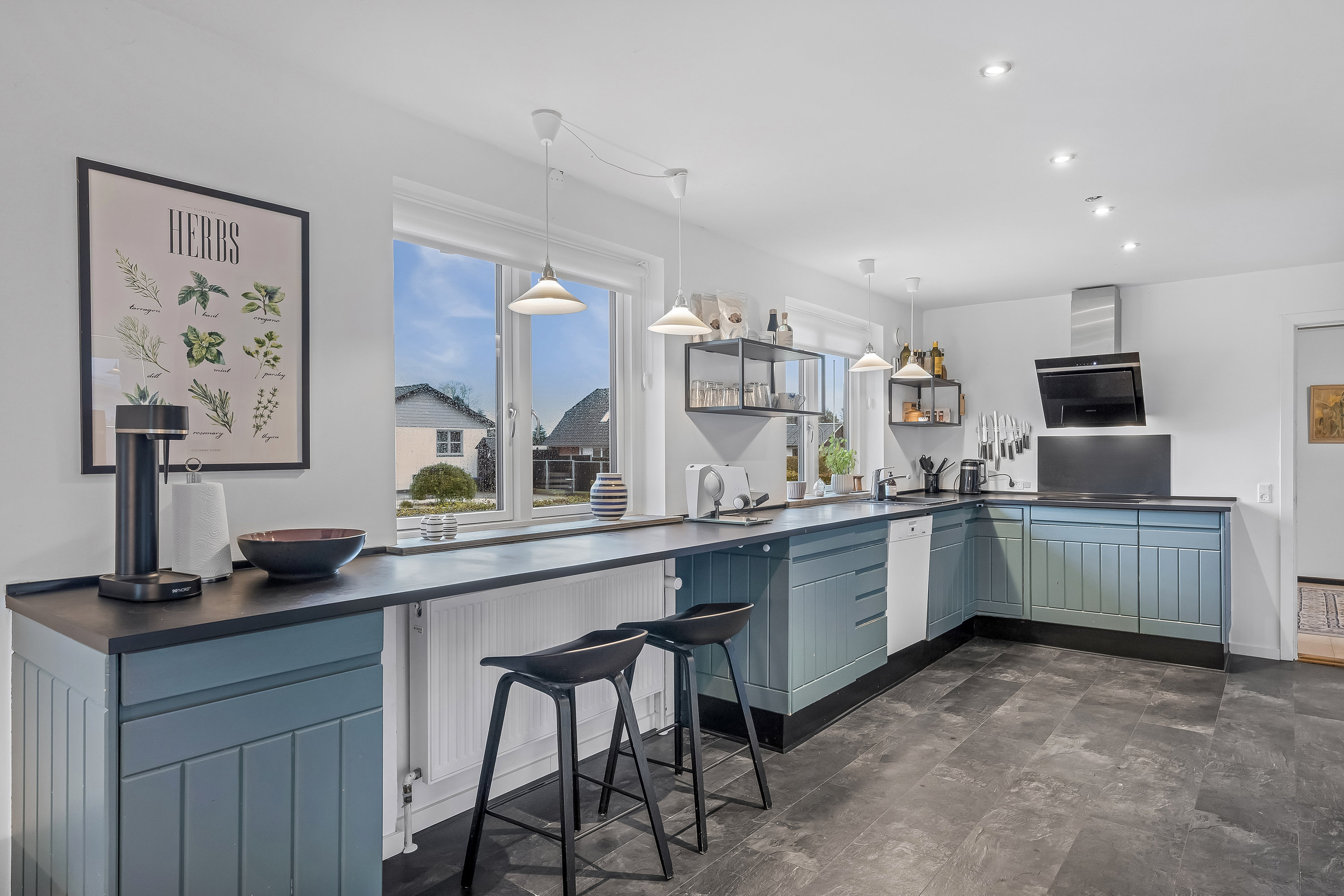 Fremhævet køkken billede i fuldskærmstilstand. Billede af Marskvej 18, 6270 Tønder