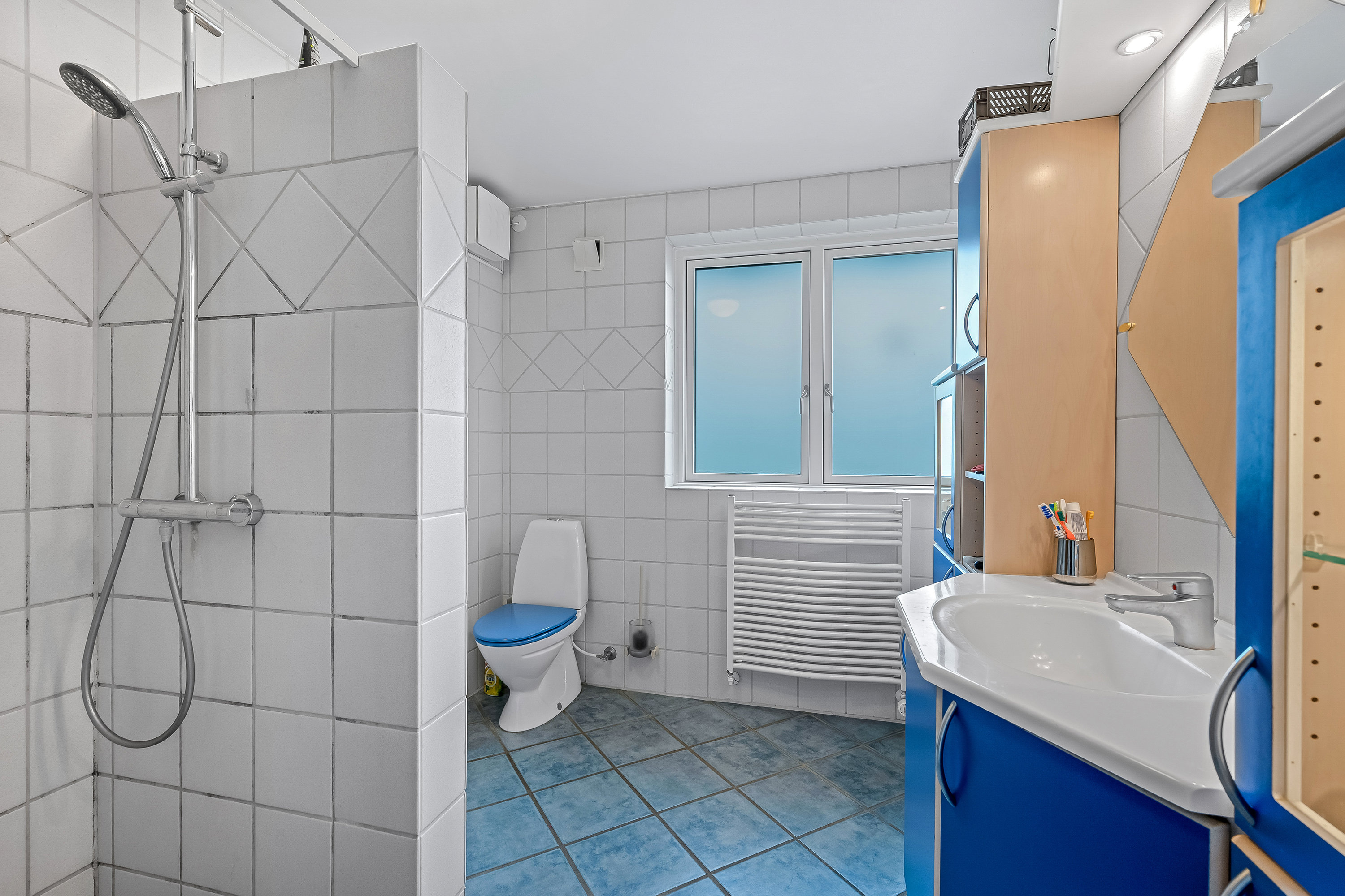 Fremhævet badeværelse billede i fuldskærmstilstand. Billede af Marskvej 18, 6270 Tønder