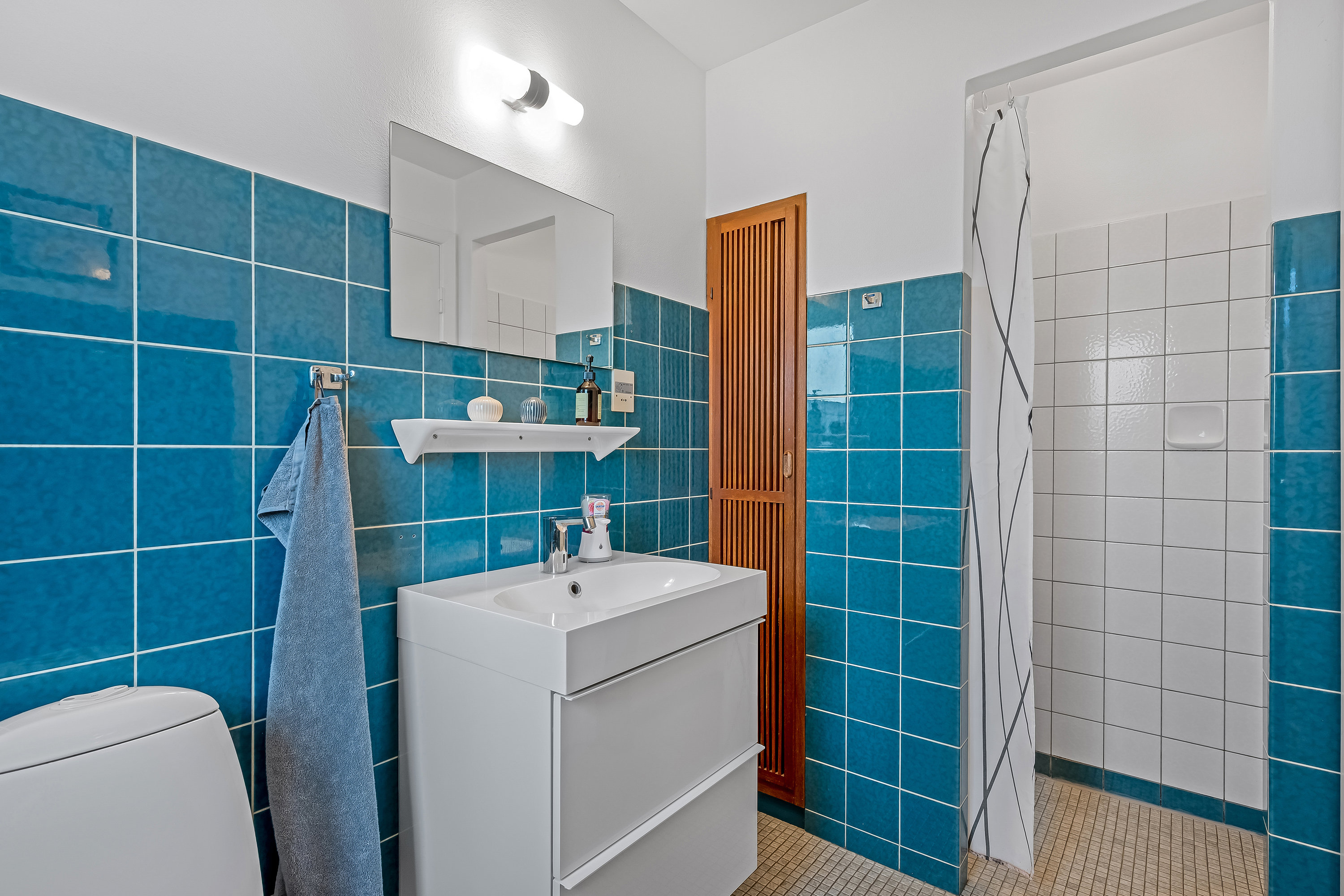 Fremhævet badeværelse billede i fuldskærmstilstand. Billede af Marskvej 18, 6270 Tønder