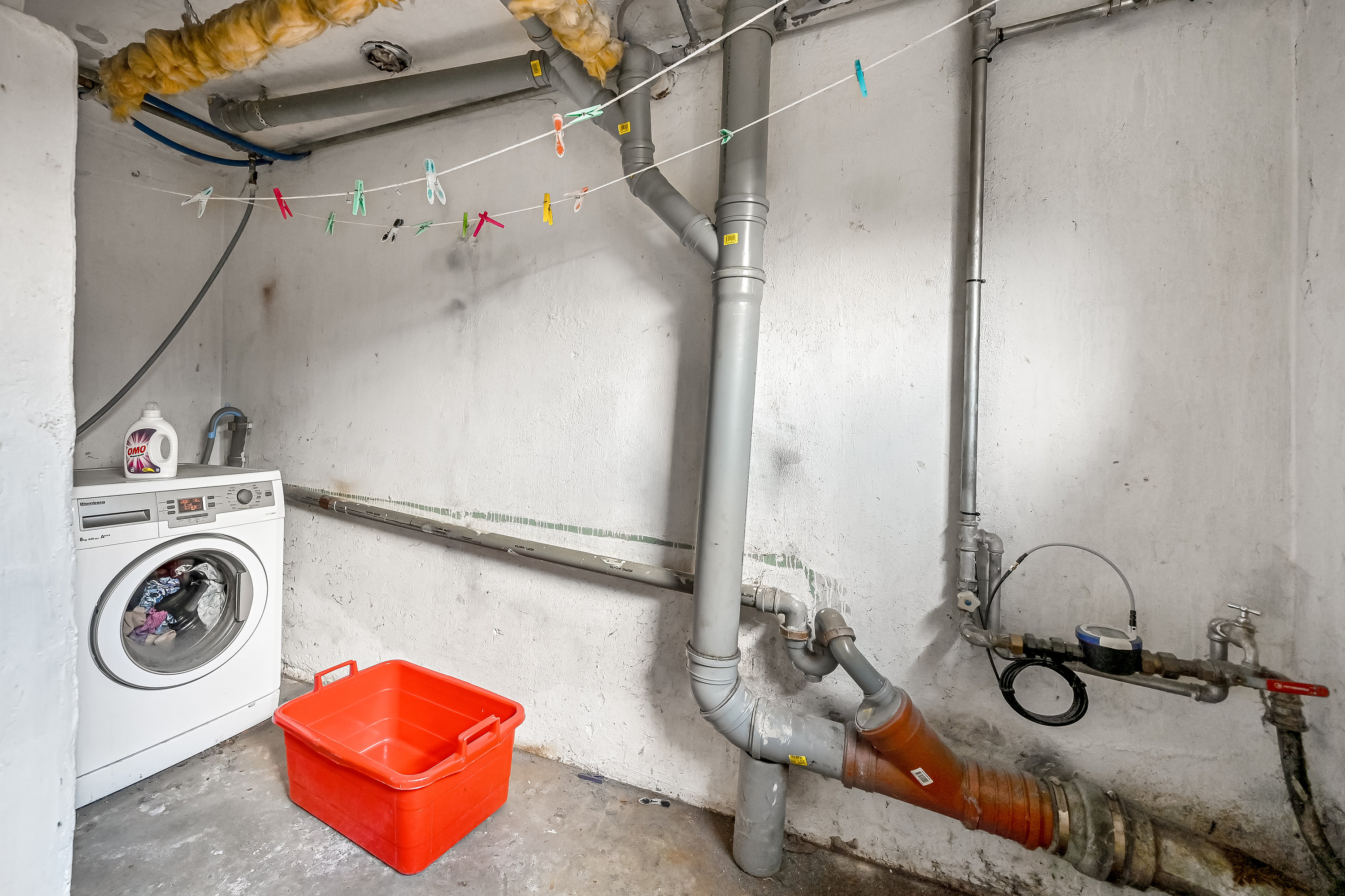 Fremhævet vaskerum billede i fuldskærmstilstand. Billede af Krogvejen 23, Arnborg, 7400 Herning