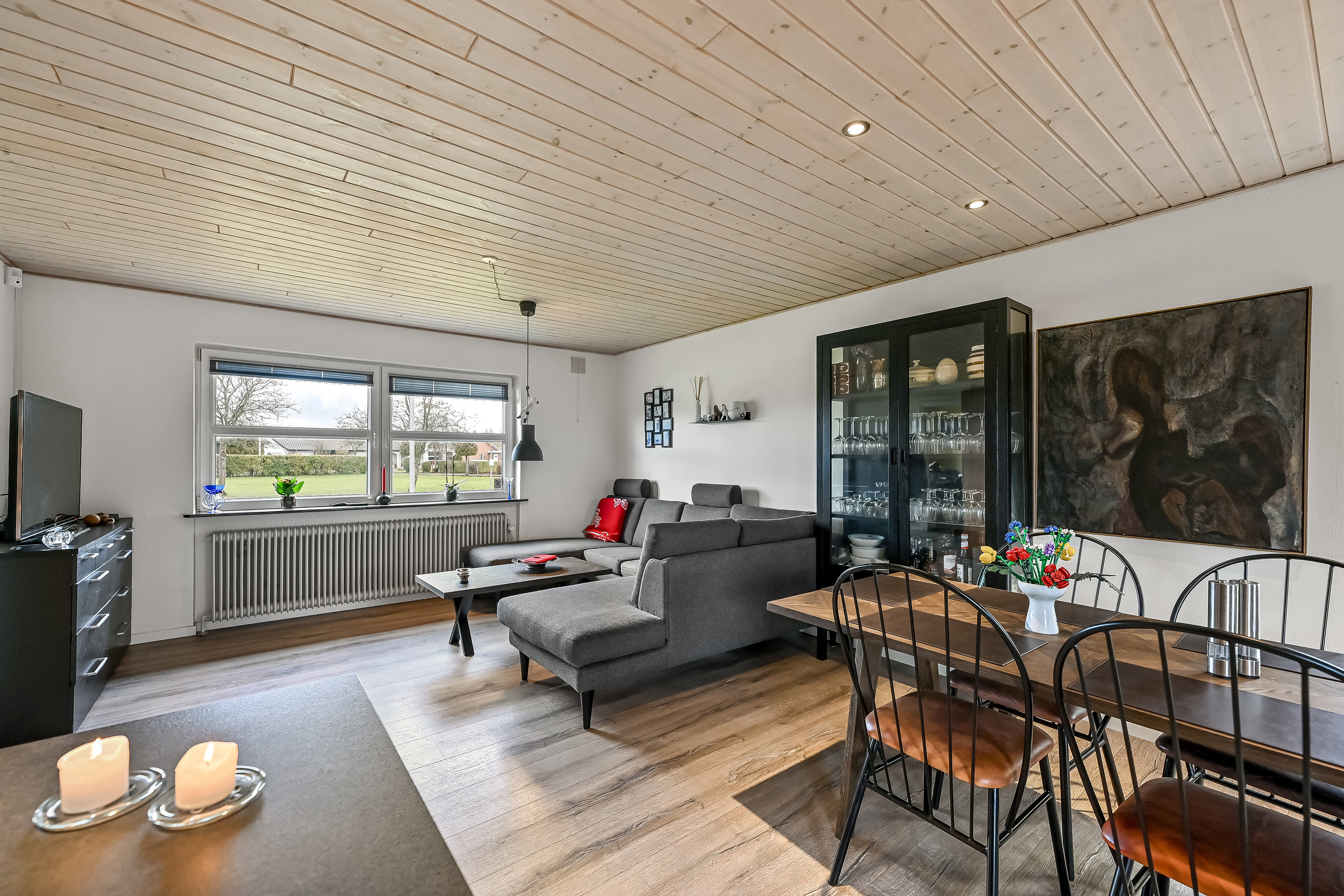 Fremhævet køkken alrum billede i fuldskærmstilstand. Billede af Krogvejen 23, Arnborg, 7400 Herning