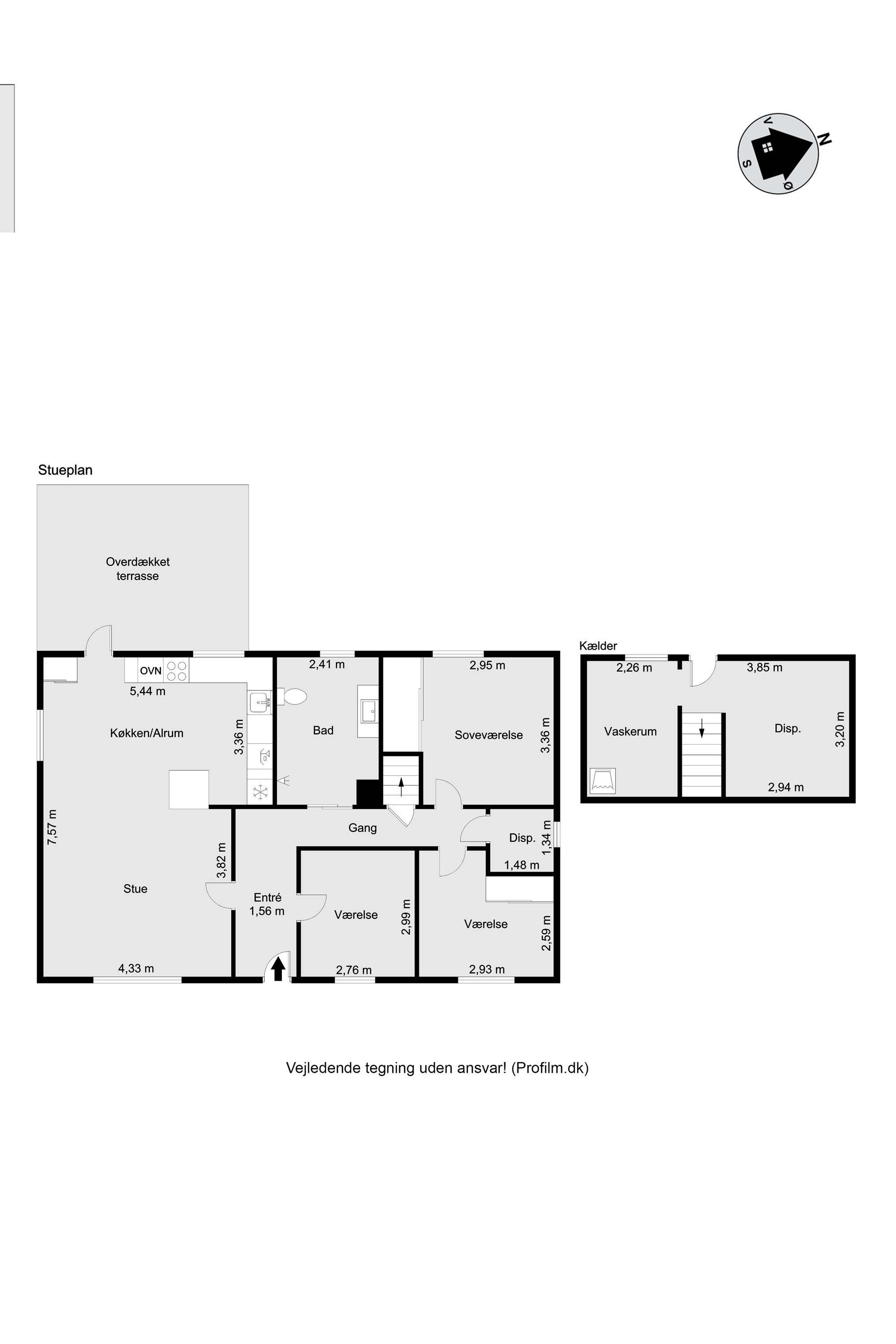 Plantegninger billede af Krogvejen 23, Arnborg, 7400 Herning