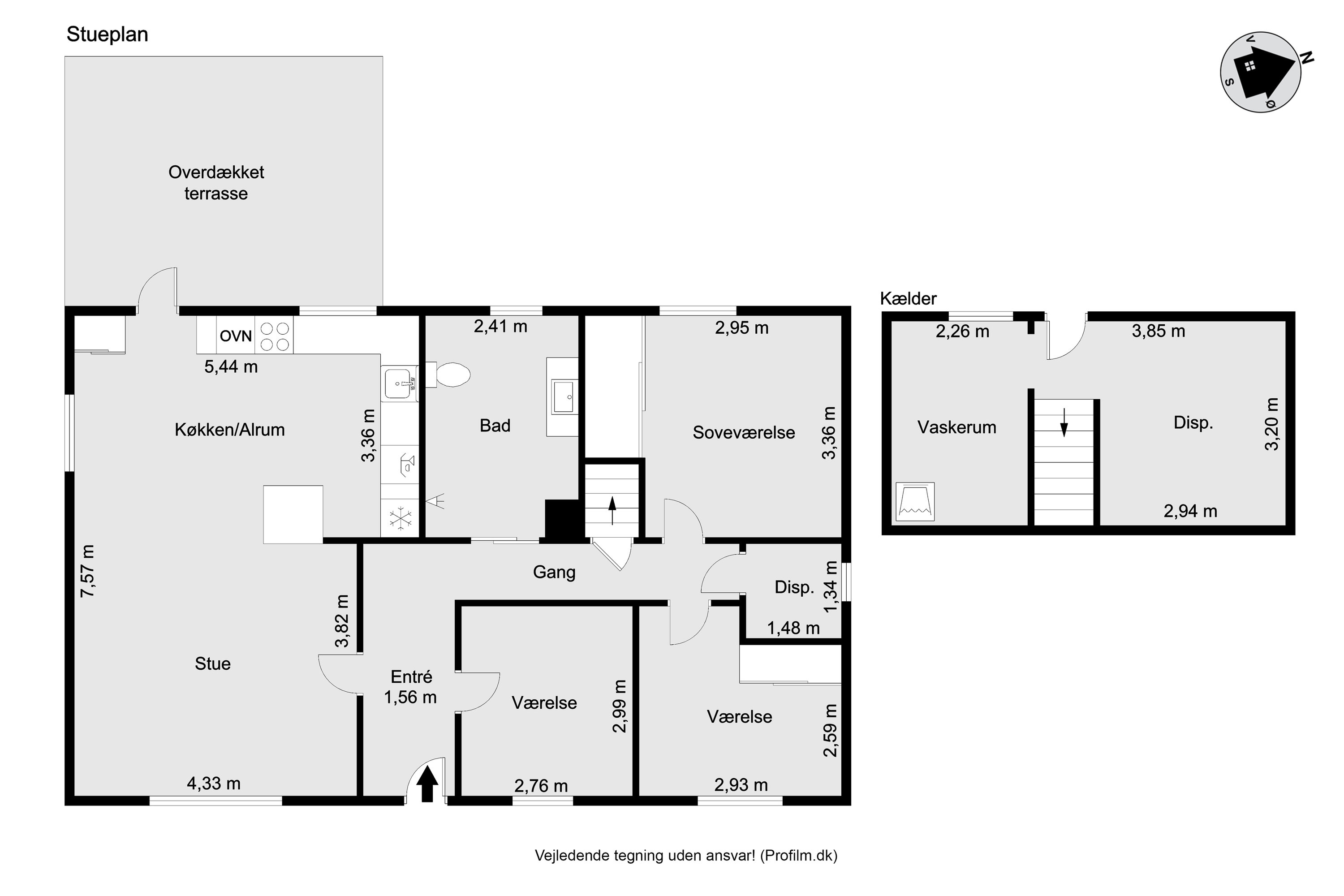 Plantegninger billede af Krogvejen 23, Arnborg, 7400 Herning