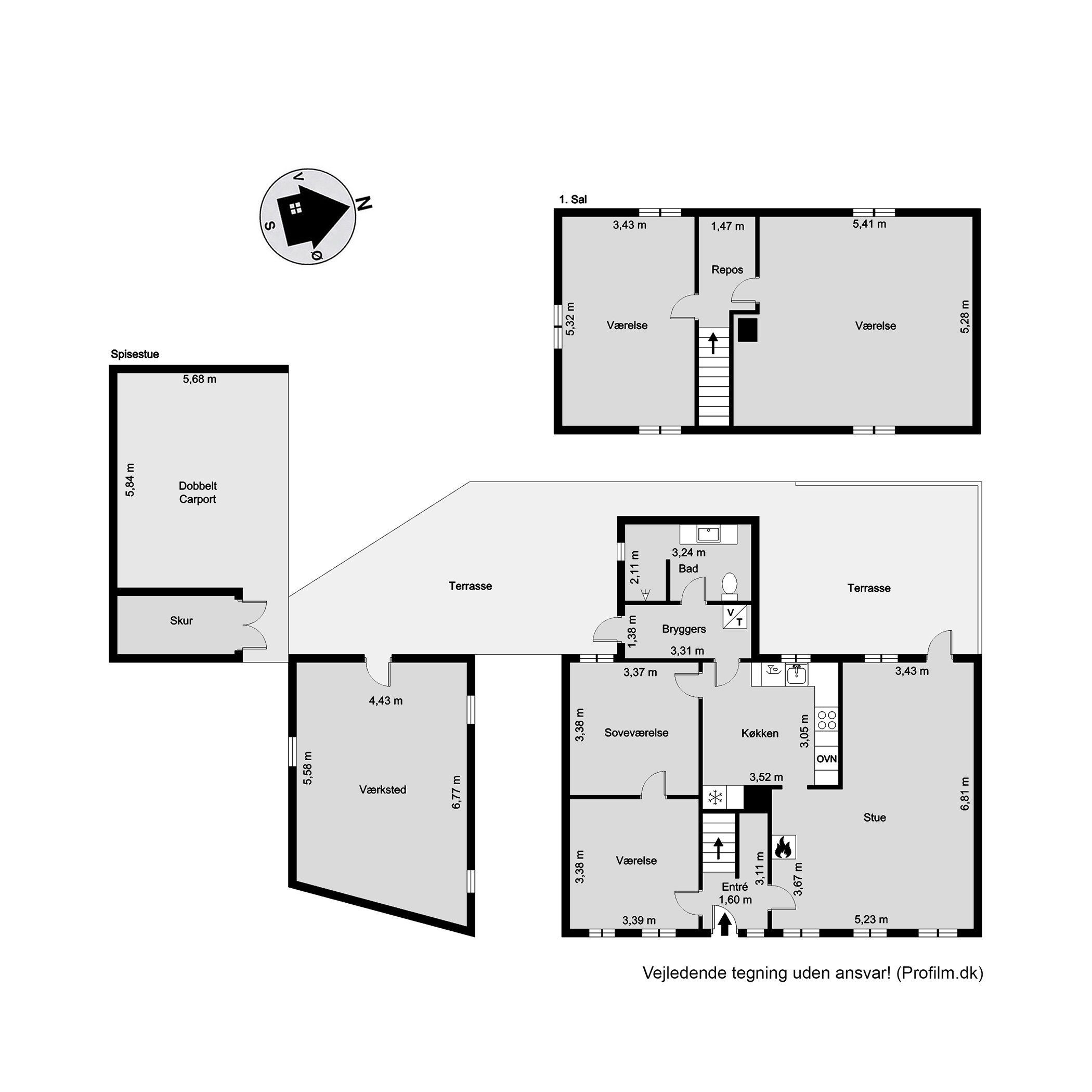 Plantegninger billede af Stenholt 1, 6092 Sønder Stenderup