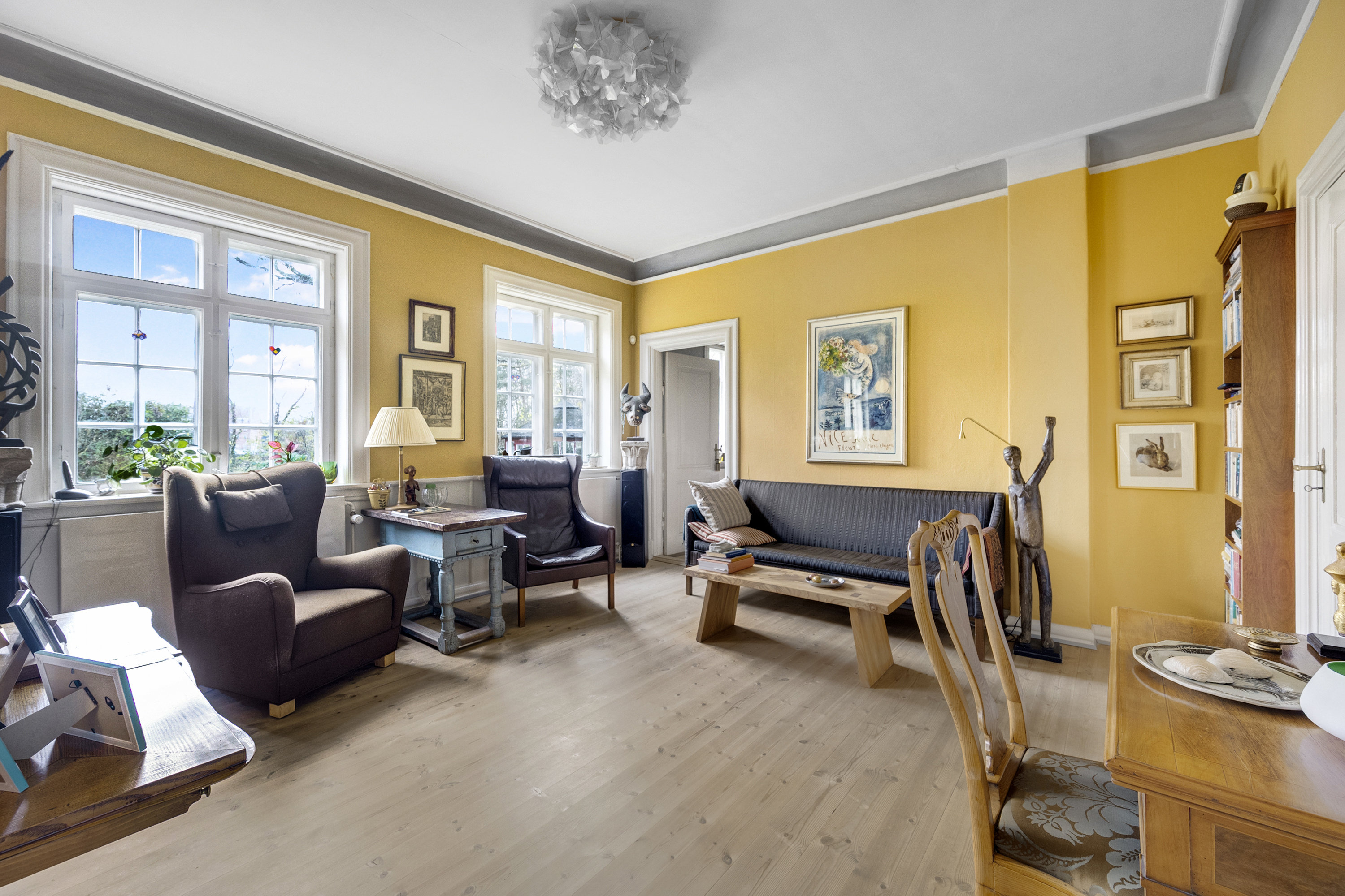 Fremhævet stue billede i fuldskærmstilstand. Billede af Hyldtoftevej 4, 9800 Hjørring