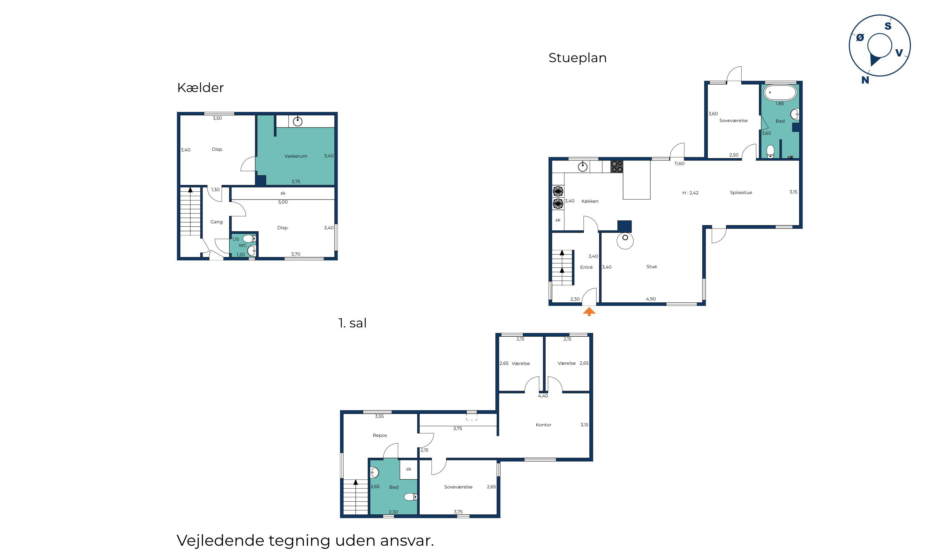 Plantegninger billede af Skovbrynet 14, 8763 Rask Mølle