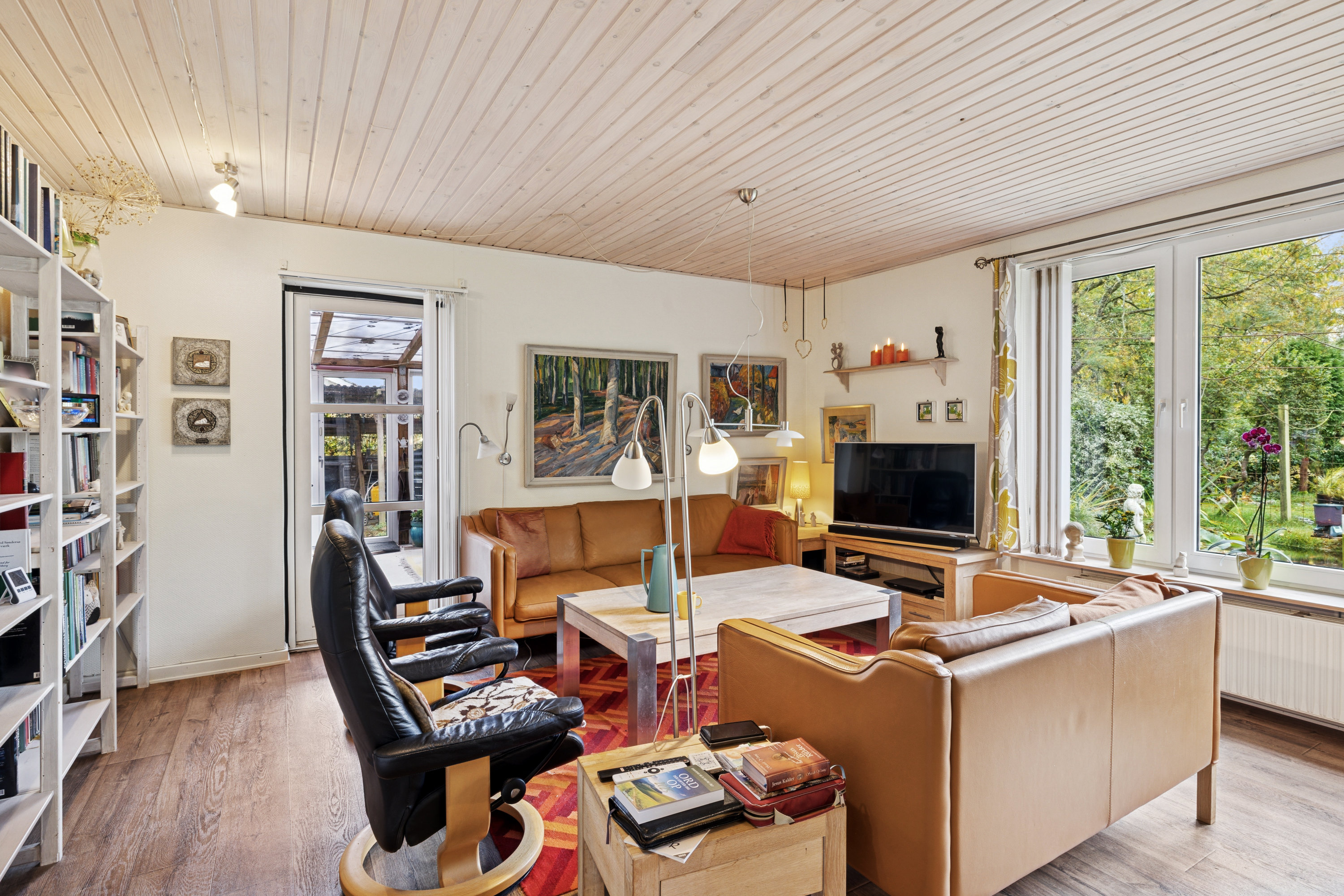 Fremhævet stue billede i fuldskærmstilstand. Billede af Norupvej 15, Vammen, 8830 Tjele