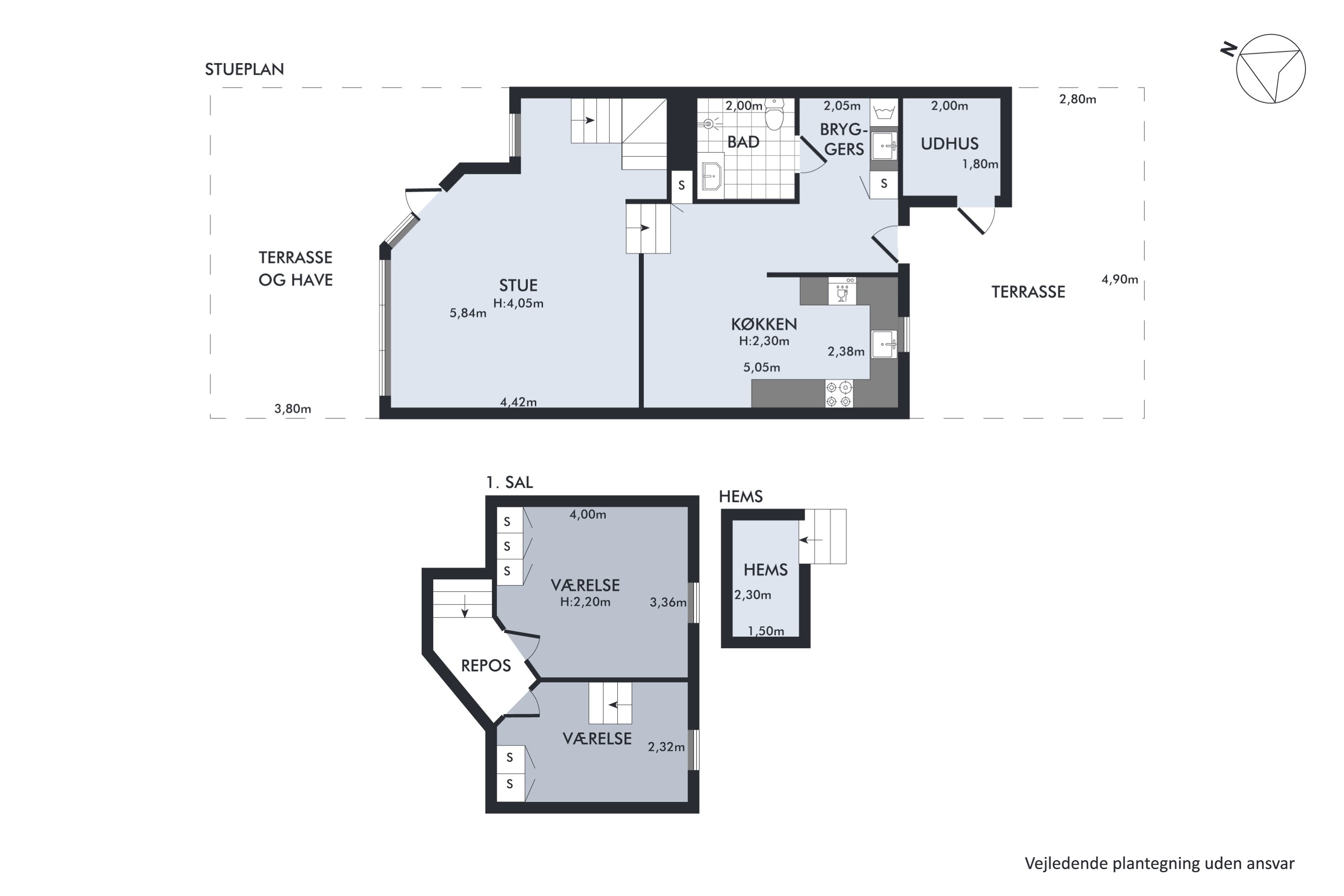 Plantegninger billede af Ravndalen 7, 9310 Vodskov