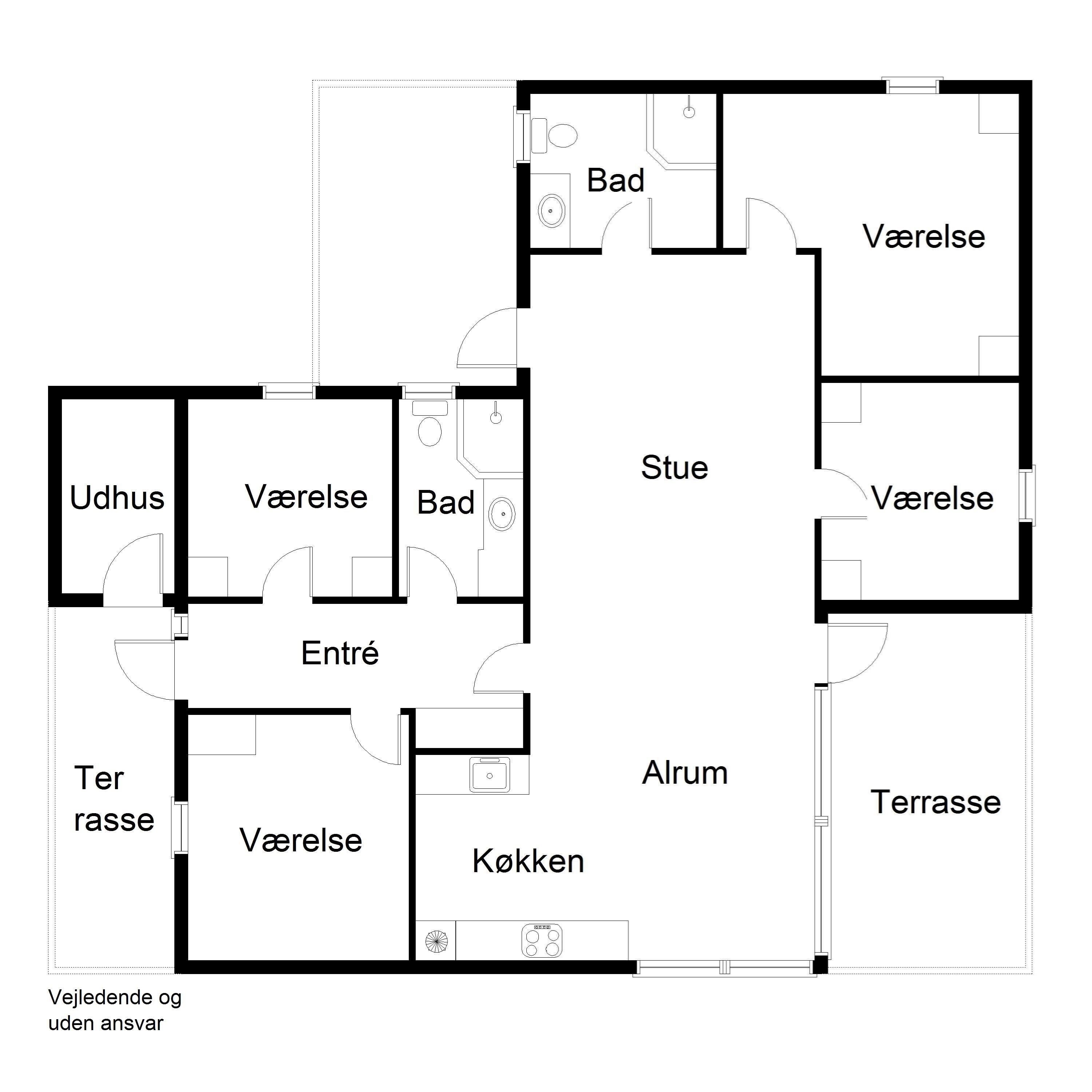 Plantegninger billede af Havstien 40, Søndervig, 6950 Ringkøbing