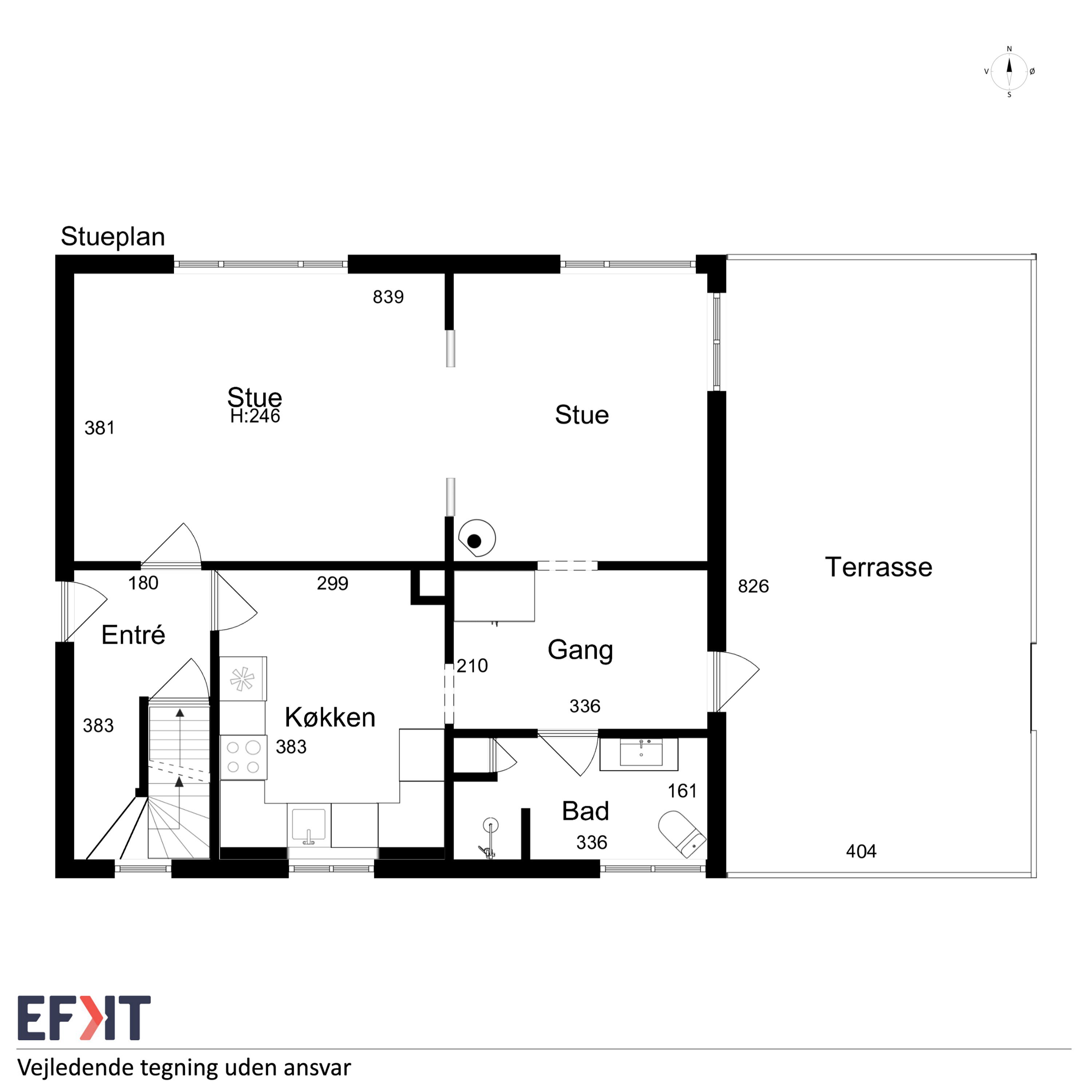 Plantegninger billede af Hovedgaden 41, 5932 Humble