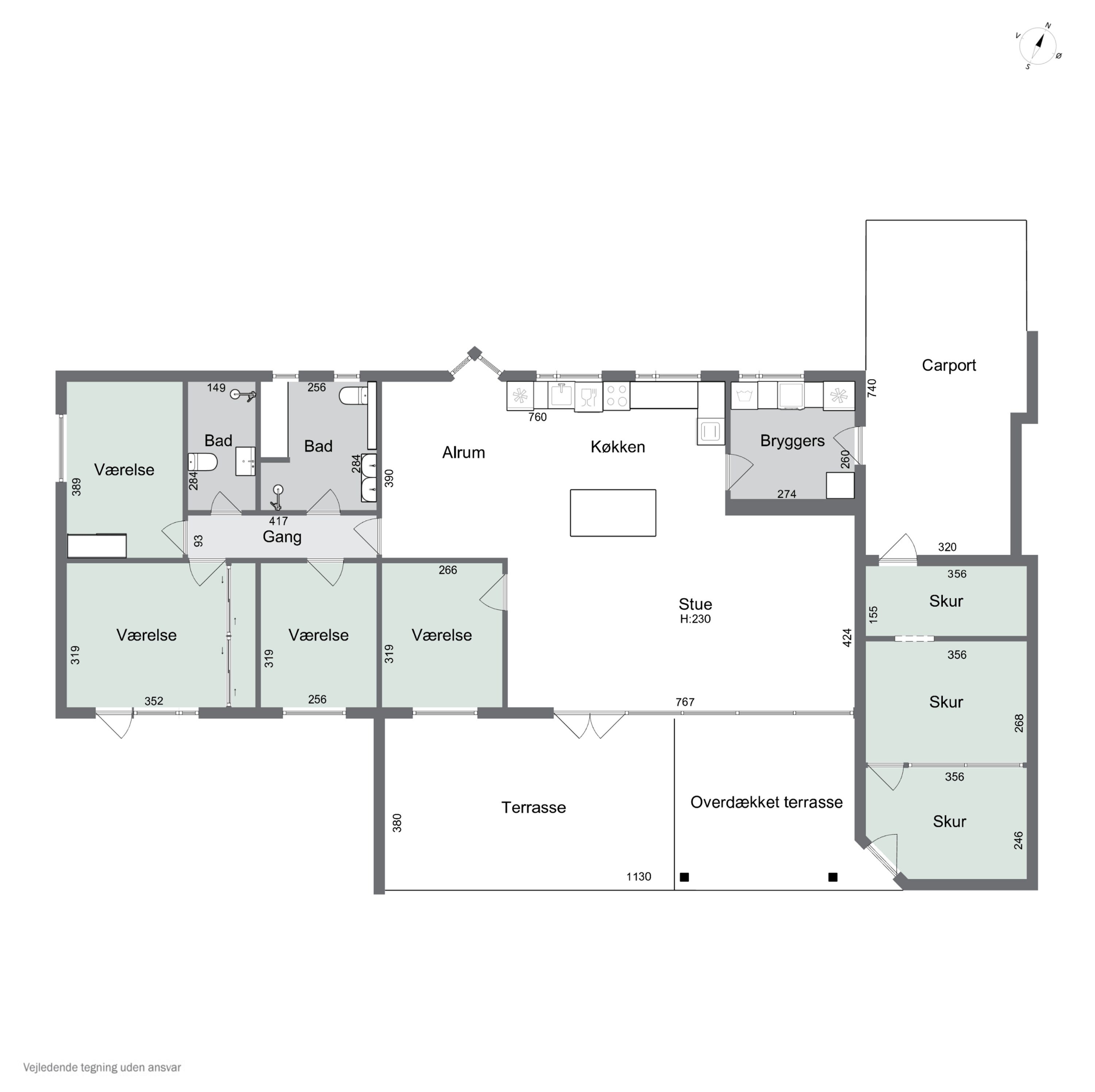 Plantegninger billede af H C Andersens Vej 120, 7430 Ikast
