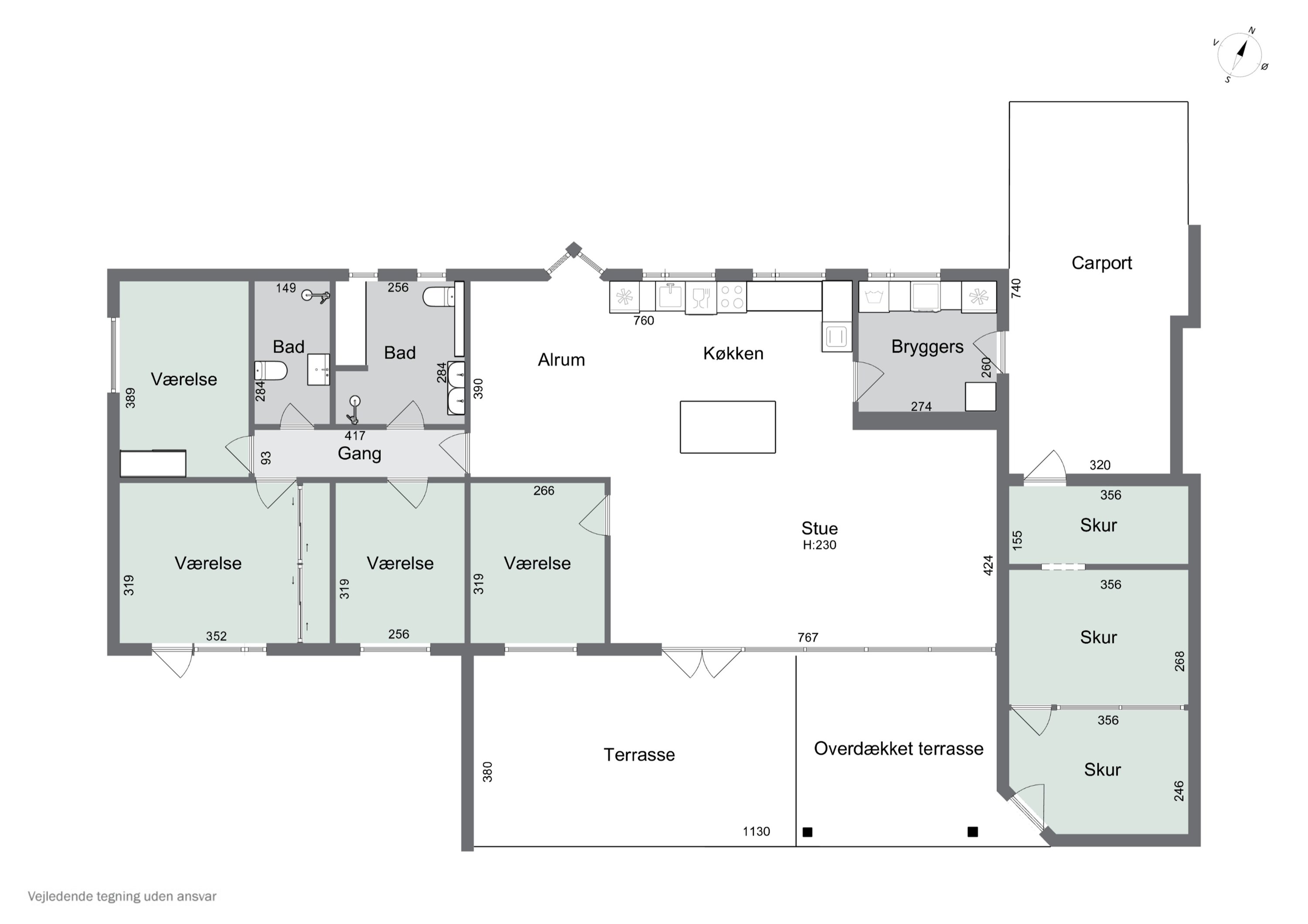 Plantegninger billede af H C Andersens Vej 120, 7430 Ikast