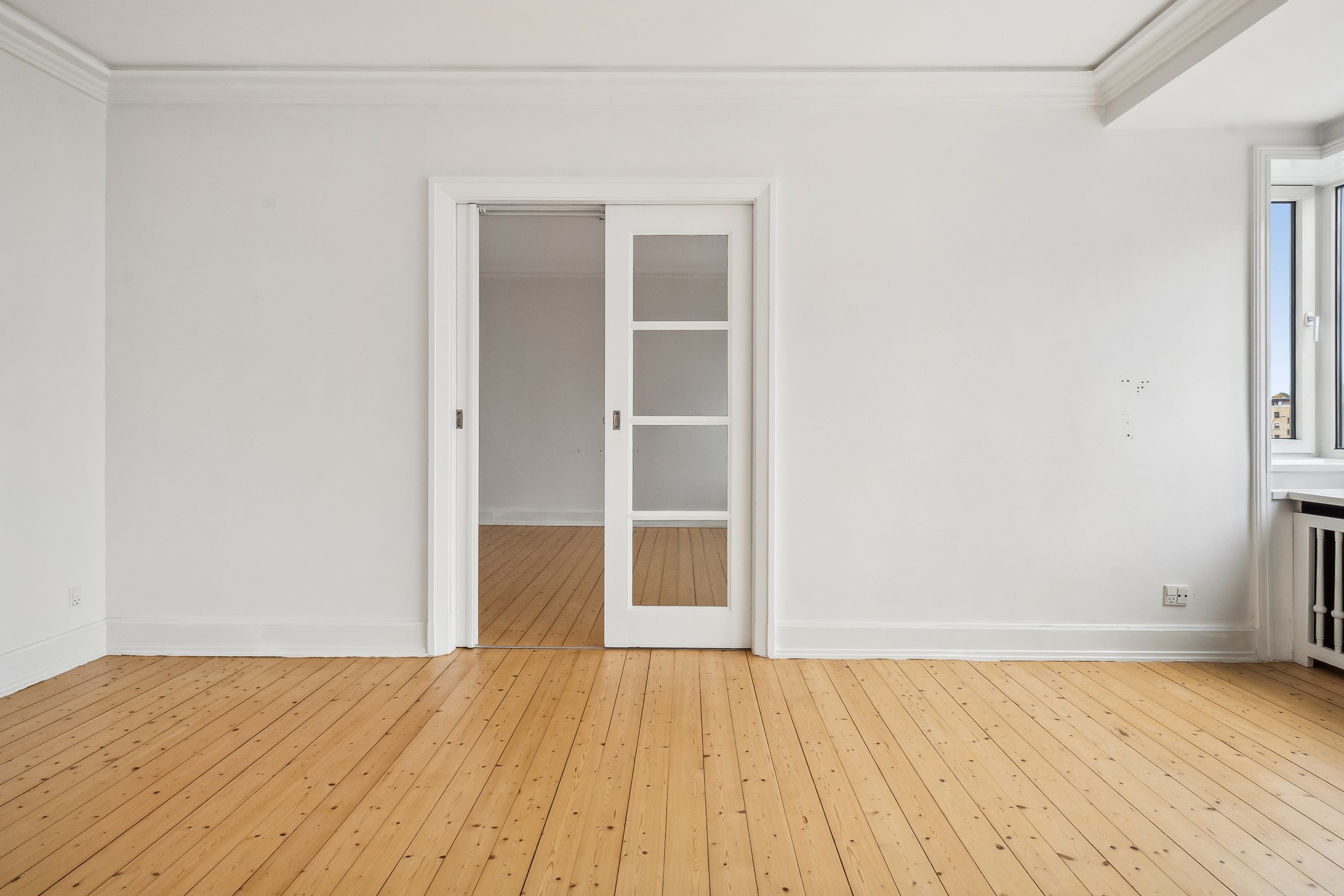 Fremhævet stue billede i fuldskærmstilstand. Billede af Vesterbro 50, 3. th., 9000 Aalborg