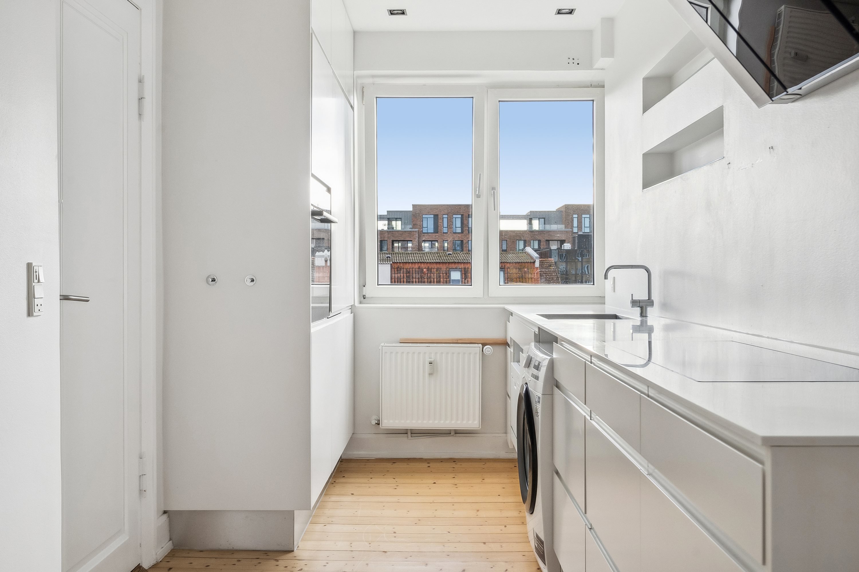 Fremhævet køkken billede i fuldskærmstilstand. Billede af Vesterbro 50, 3. th., 9000 Aalborg