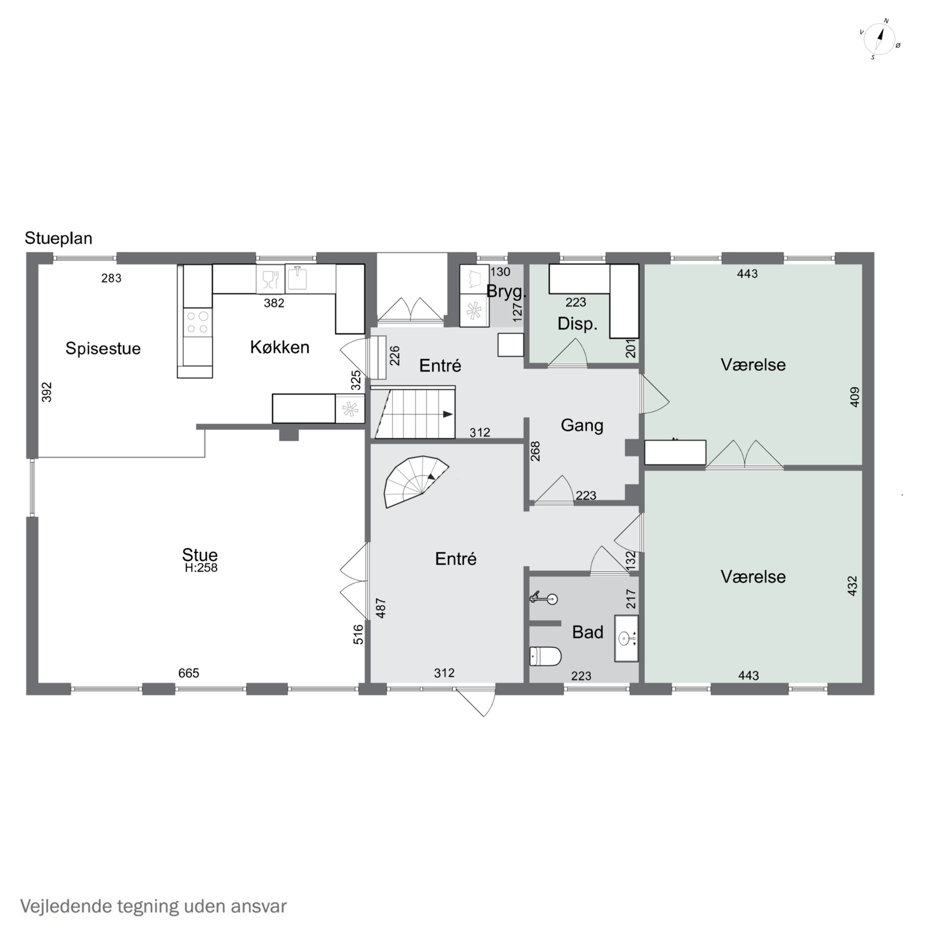 Plantegninger billede af Hovkrog 3, 4684 Holmegaard