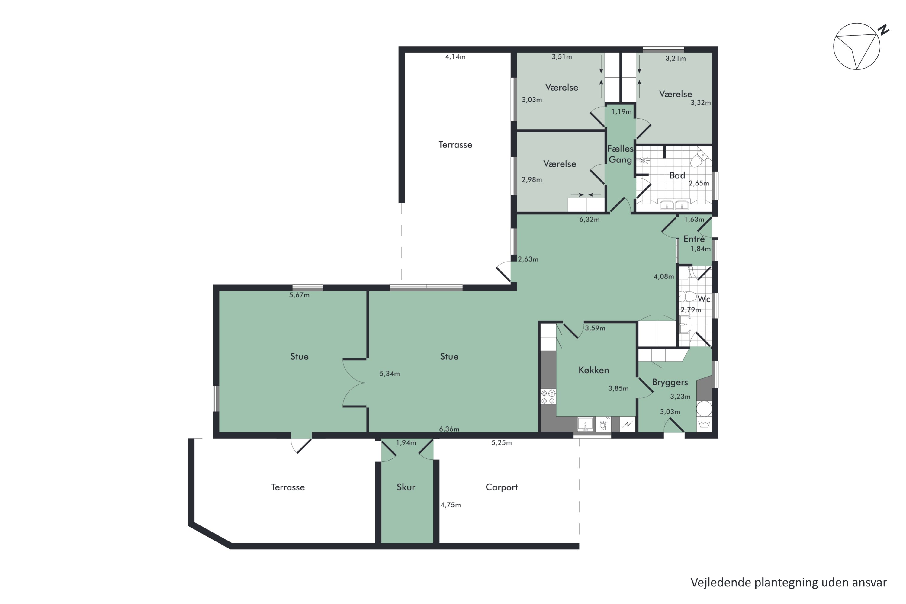 Plantegninger billede af Lindevænget 46, 7800 Skive