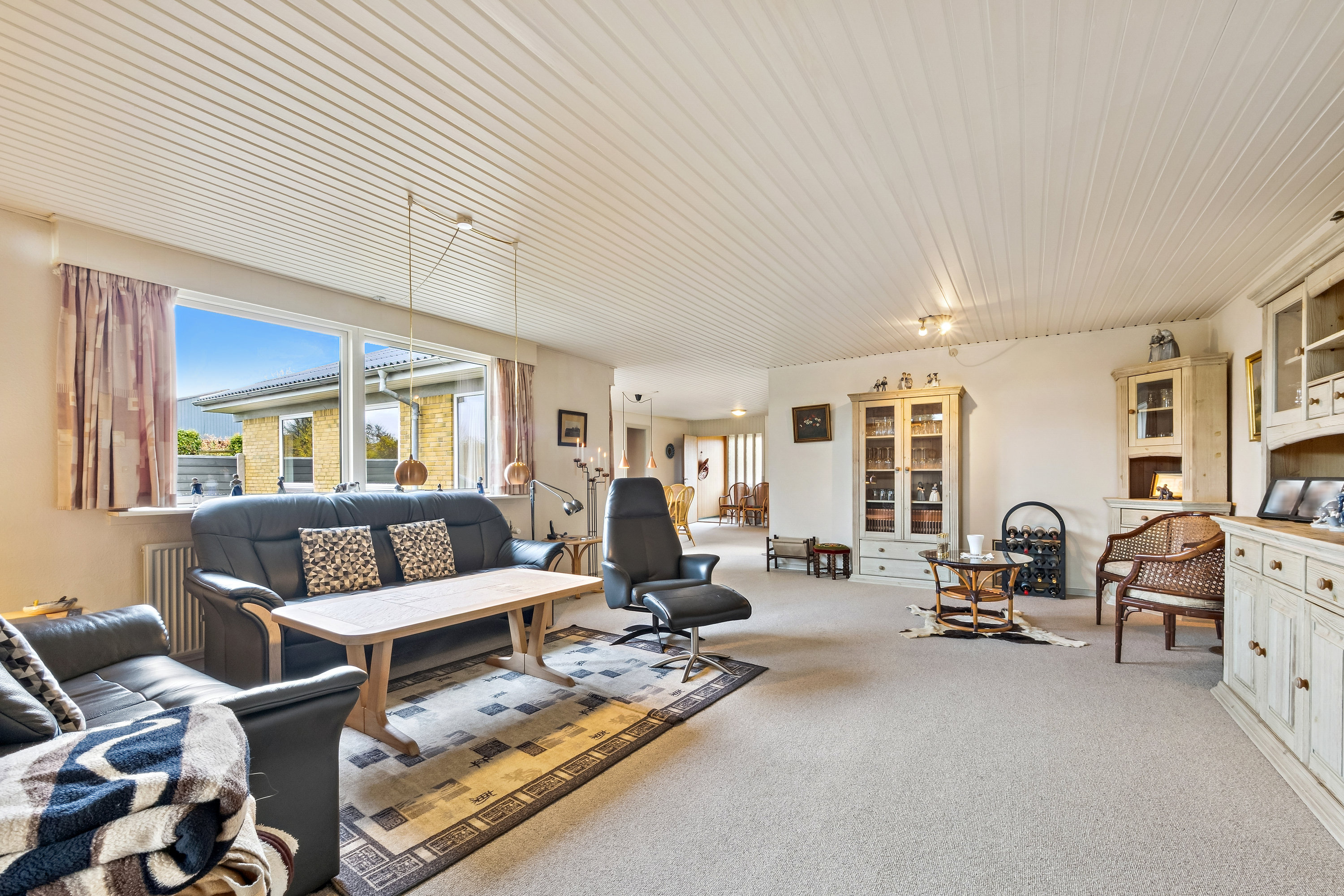 Fremhævet stue billede i fuldskærmstilstand. Billede af Lindevænget 46, 7800 Skive