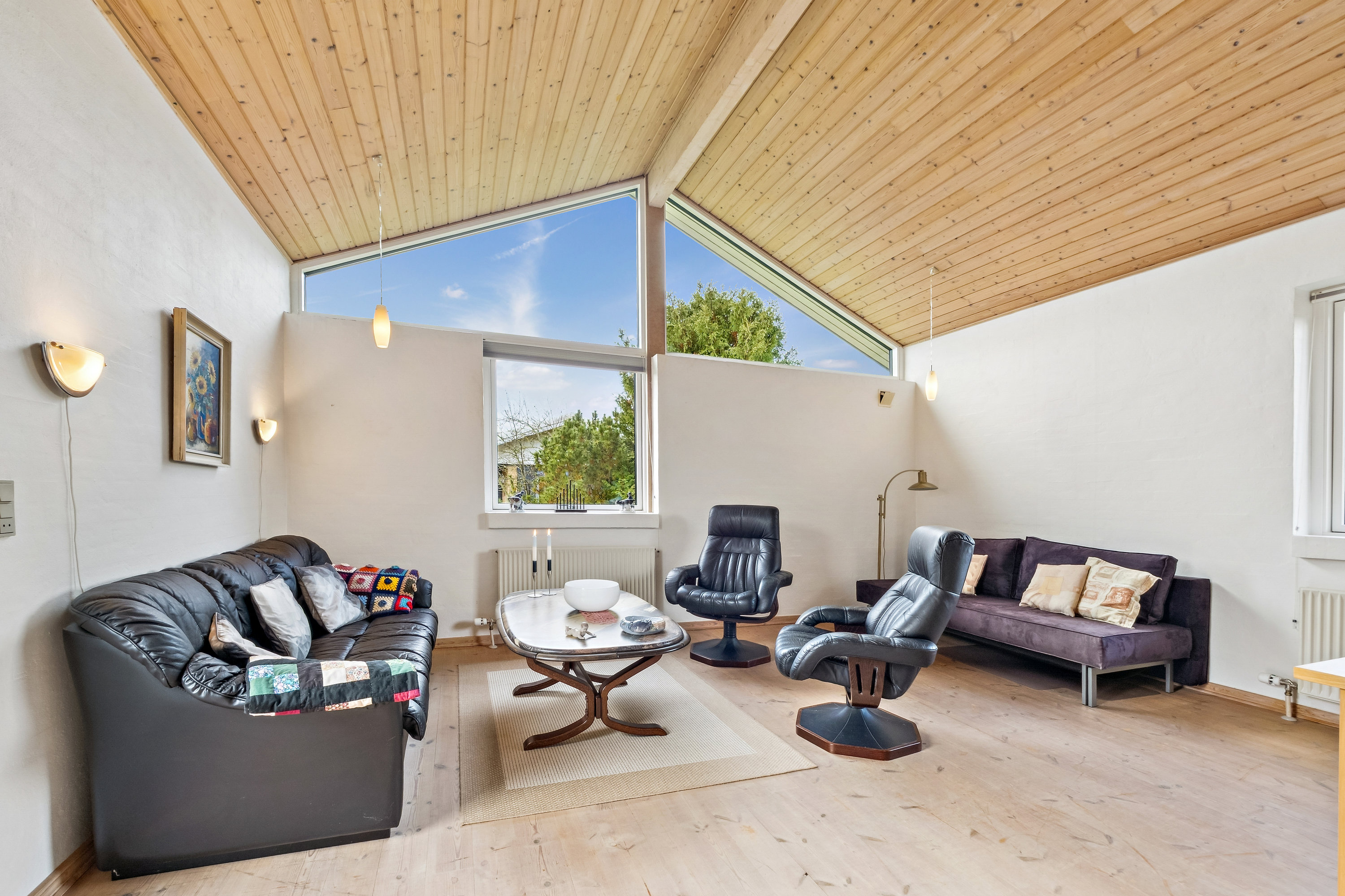 Fremhævet stue billede i fuldskærmstilstand. Billede af Lindevænget 46, 7800 Skive