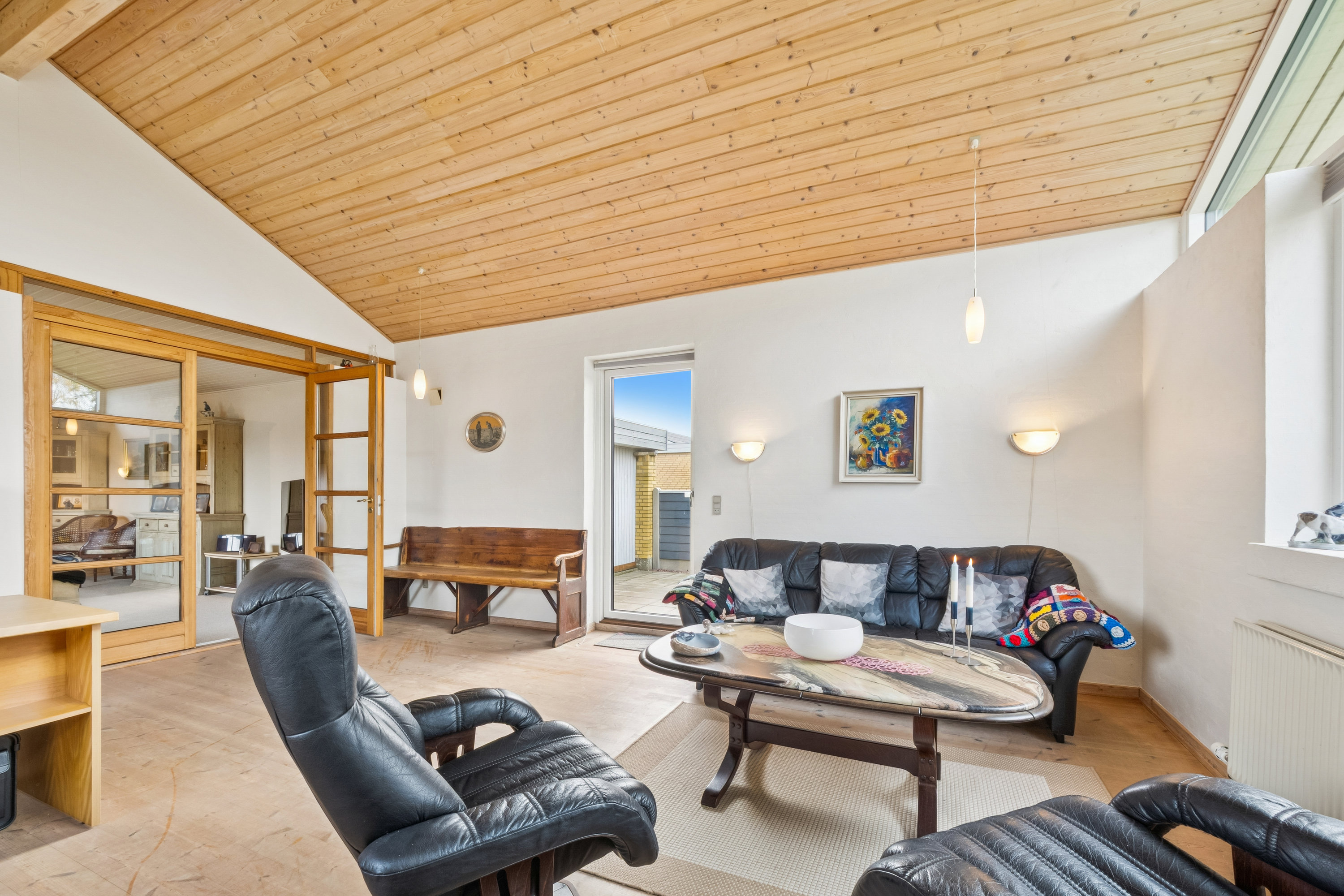 Fremhævet stue billede i fuldskærmstilstand. Billede af Lindevænget 46, 7800 Skive