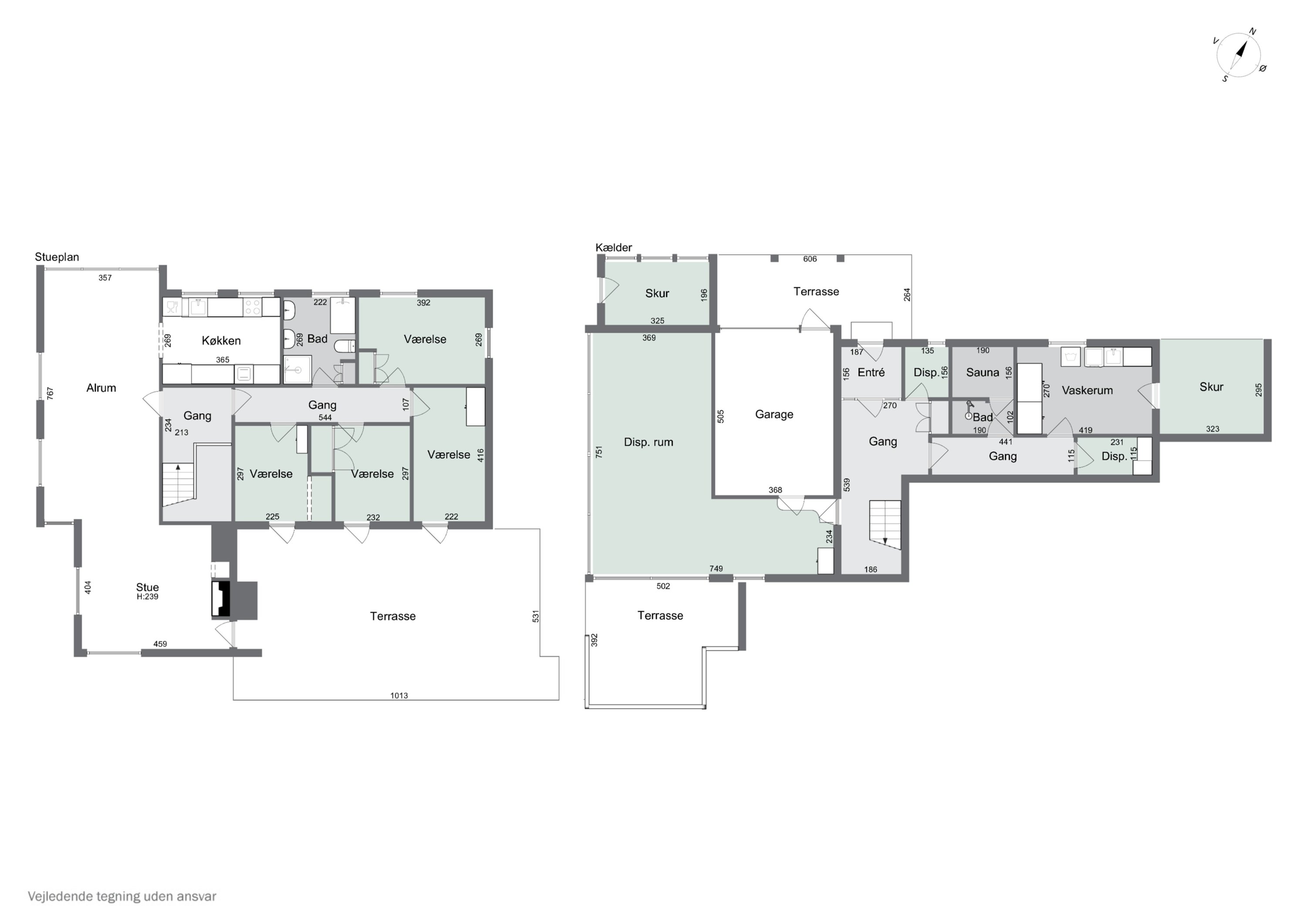 Plantegninger billede af Skrænten 20, 9800 Hjørring