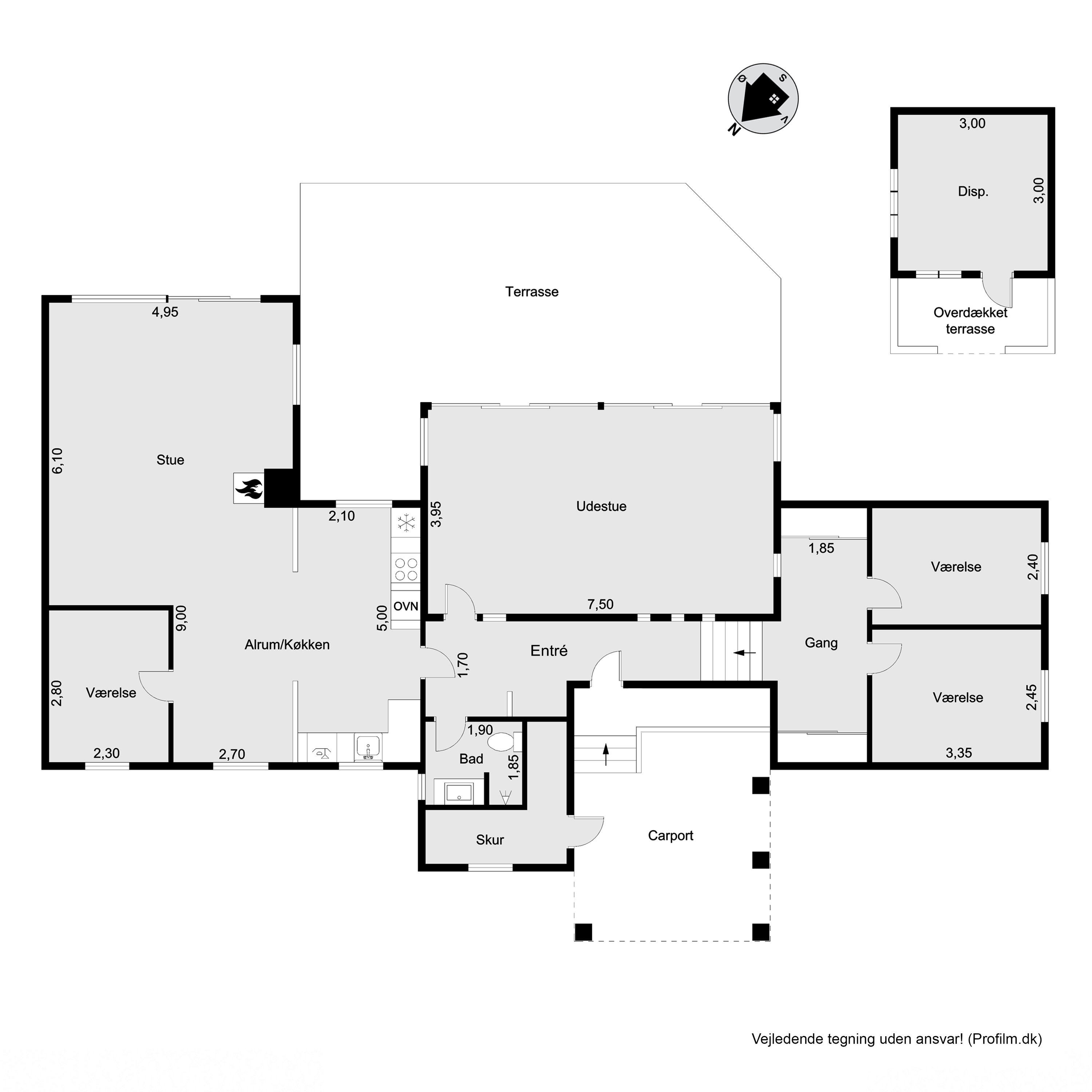Plantegninger billede af Udsholt Strandvej 113, 3230 Græsted