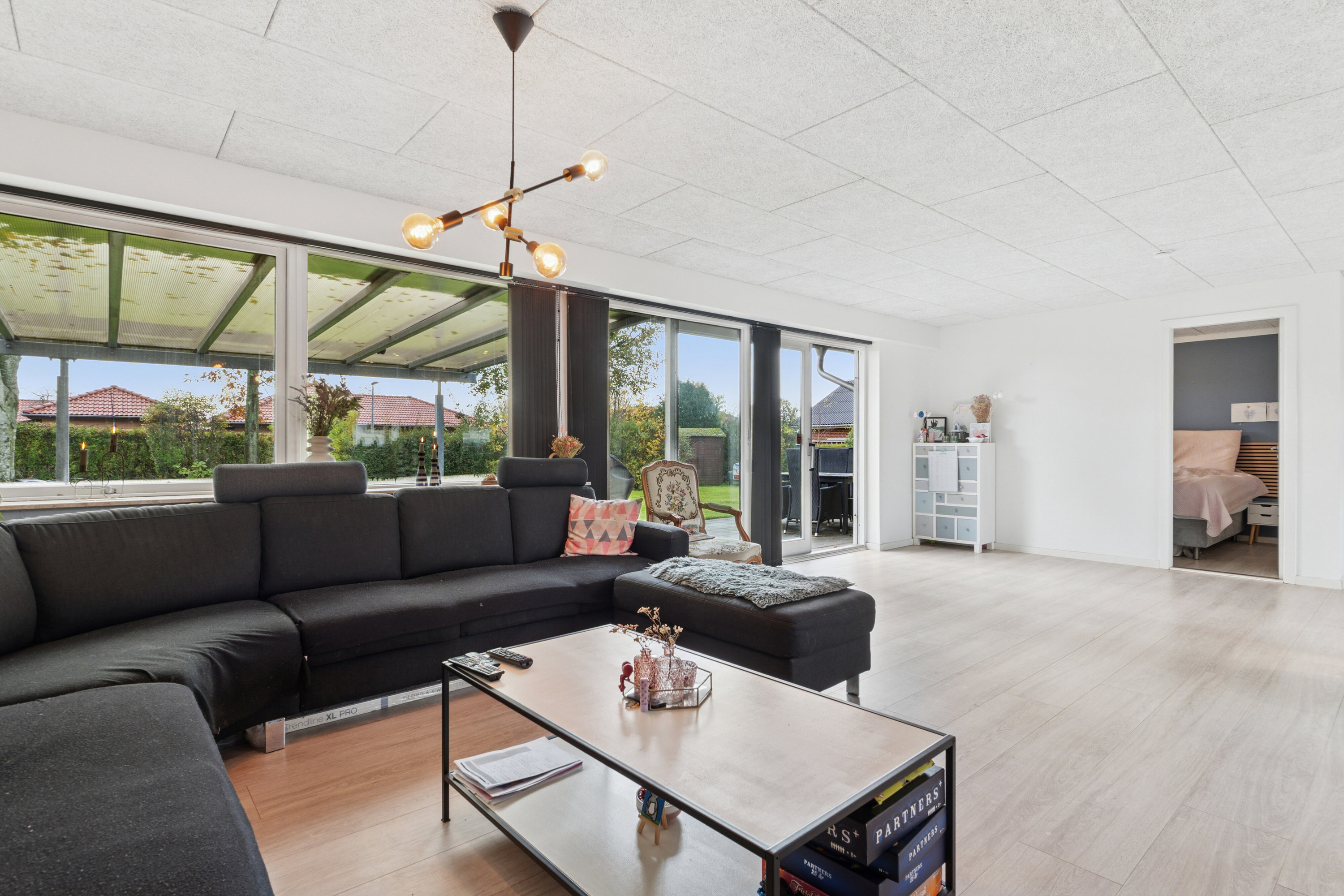 Fremhævet stue billede i fuldskærmstilstand. Billede af H C Andersens Vej 120, 7430 Ikast