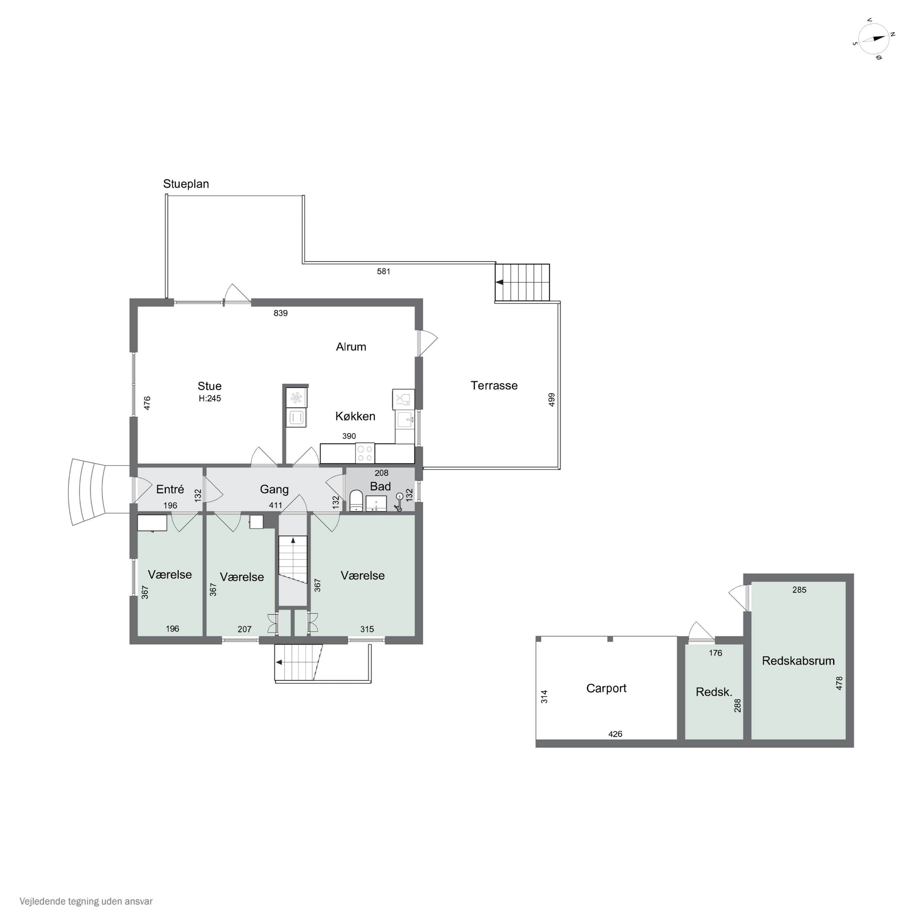 Plantegninger billede af Almtoftvej 39, 8620 Kjellerup