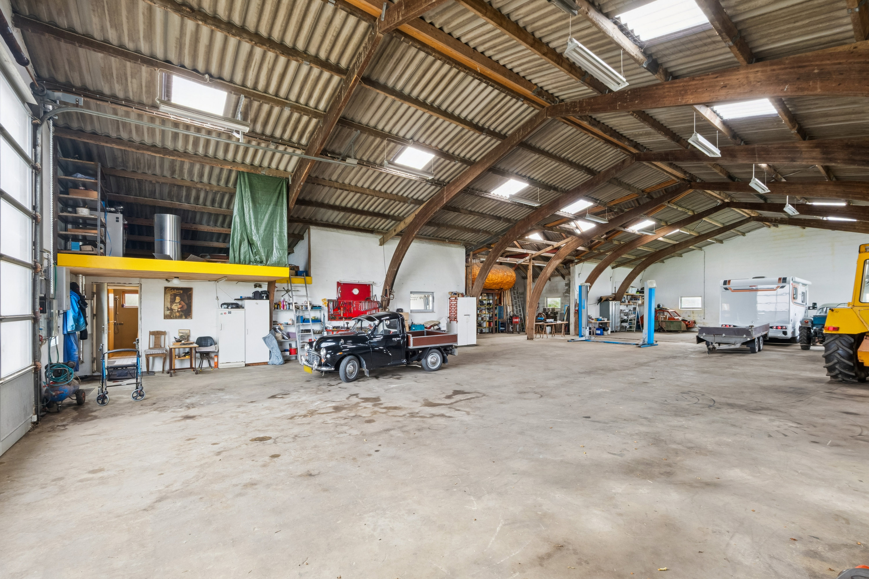 Fremhævet garage billede i fuldskærmstilstand. Billede af Friskolebakke 26, Frøslev, 7900 Nykøbing M