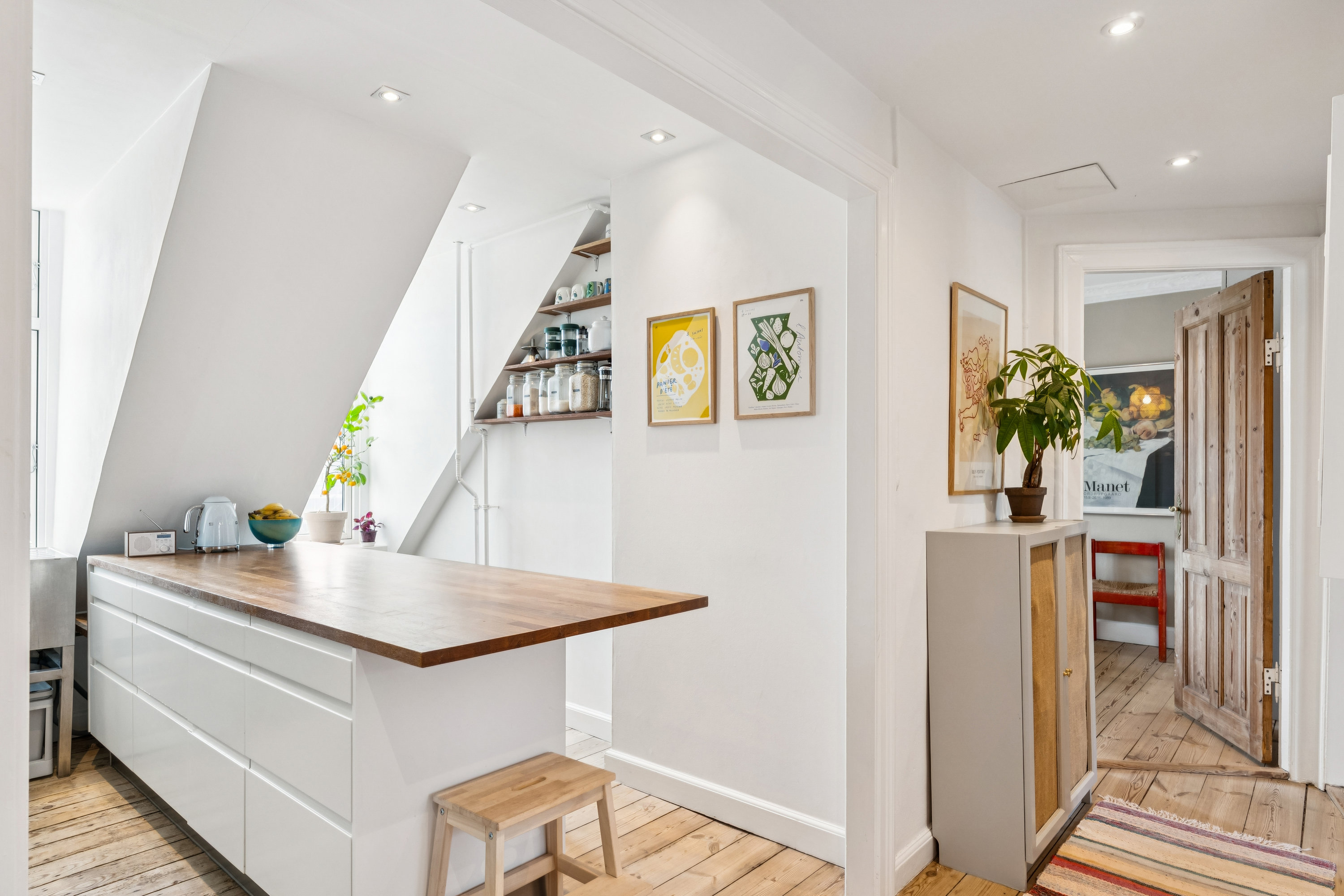 Fremhævet gang billede i fuldskærmstilstand. Billede af Svendborggade 14, 5. th., 2100 København Ø