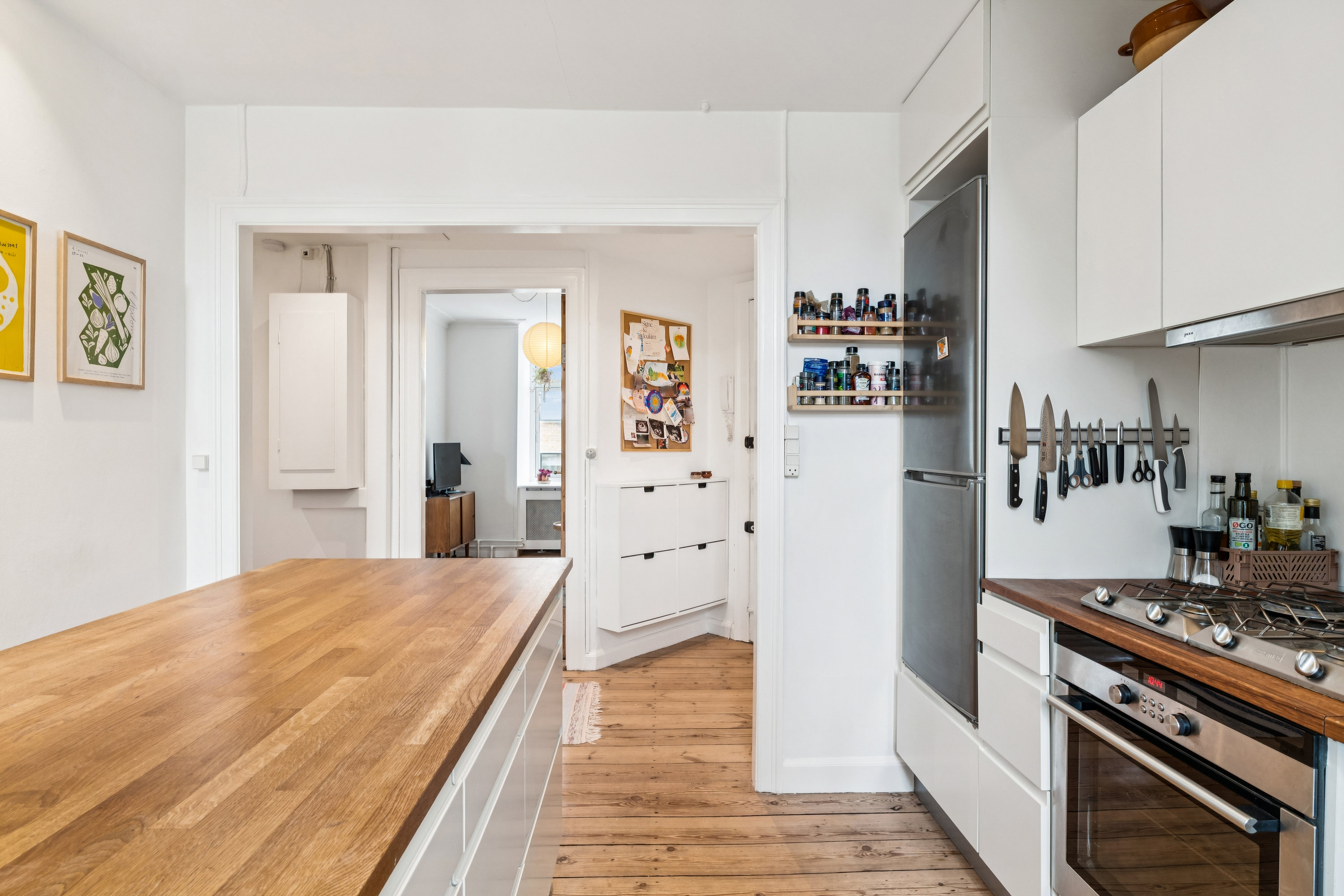 Fremhævet køkken billede i fuldskærmstilstand. Billede af Svendborggade 14, 5. th., 2100 København Ø