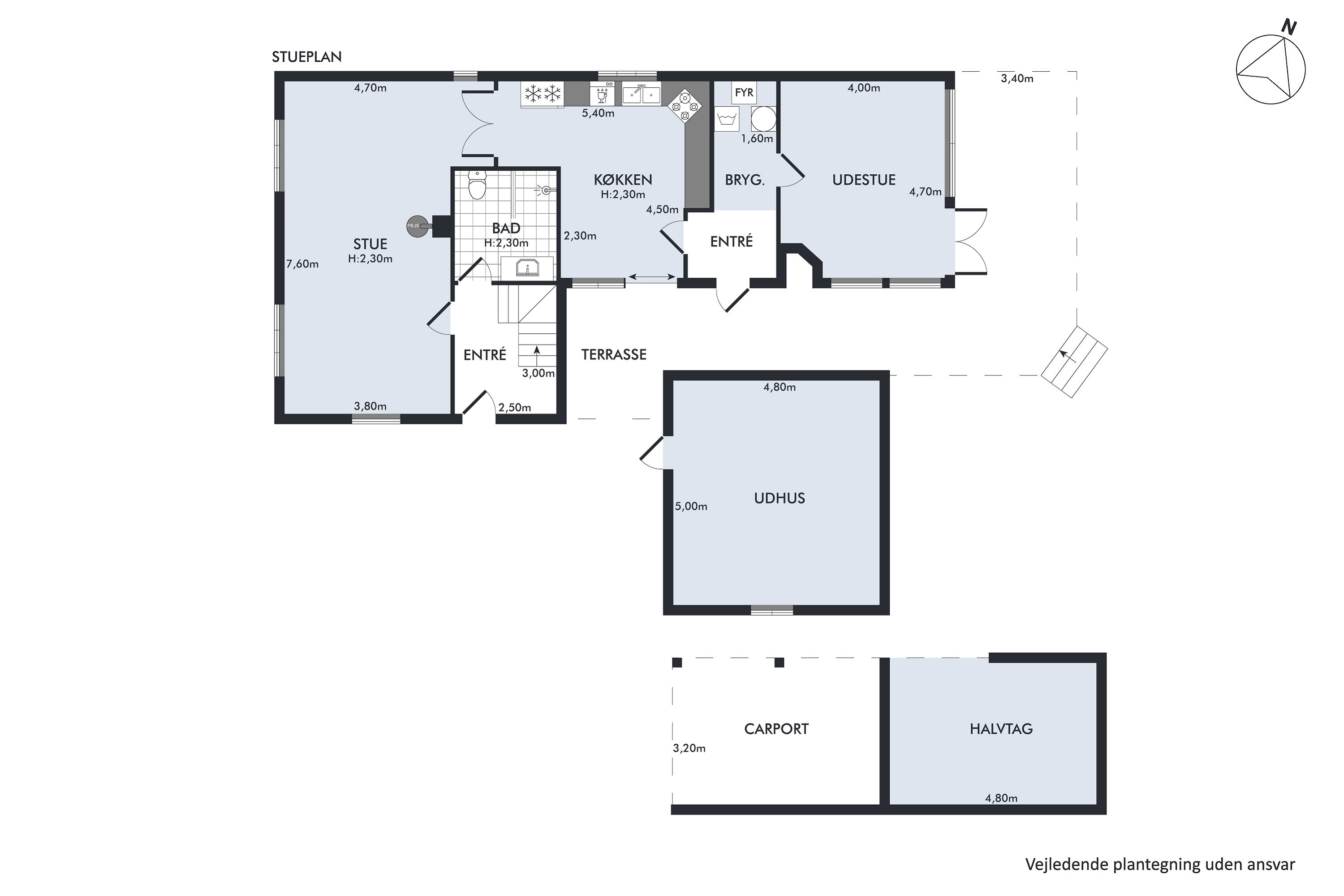 Plantegninger billede af Karlslunde Landevej 17, 2690 Karlslunde