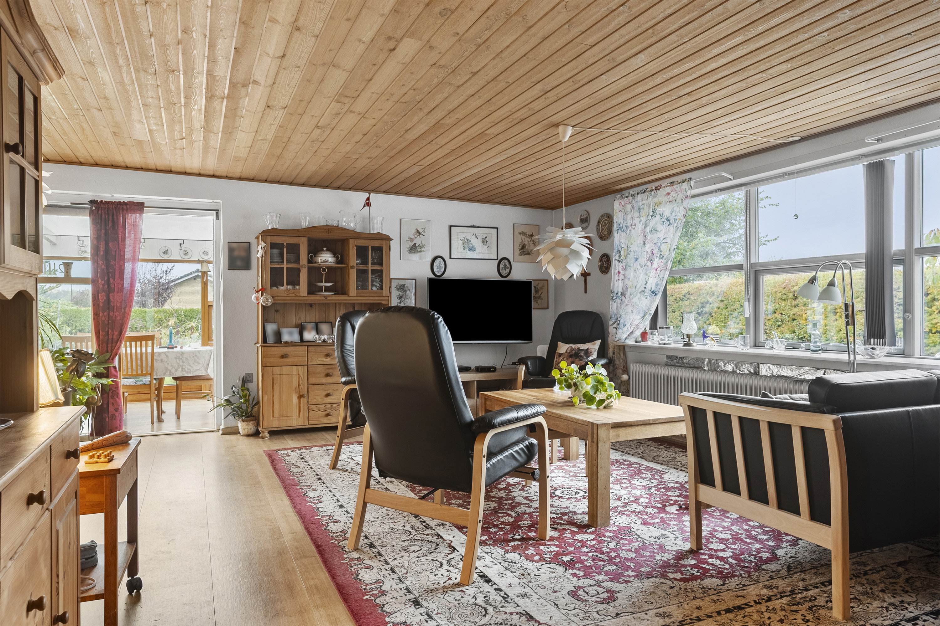 Fremhævet stue billede i fuldskærmstilstand. Billede af Brombærgangen 1, 6600 Vejen