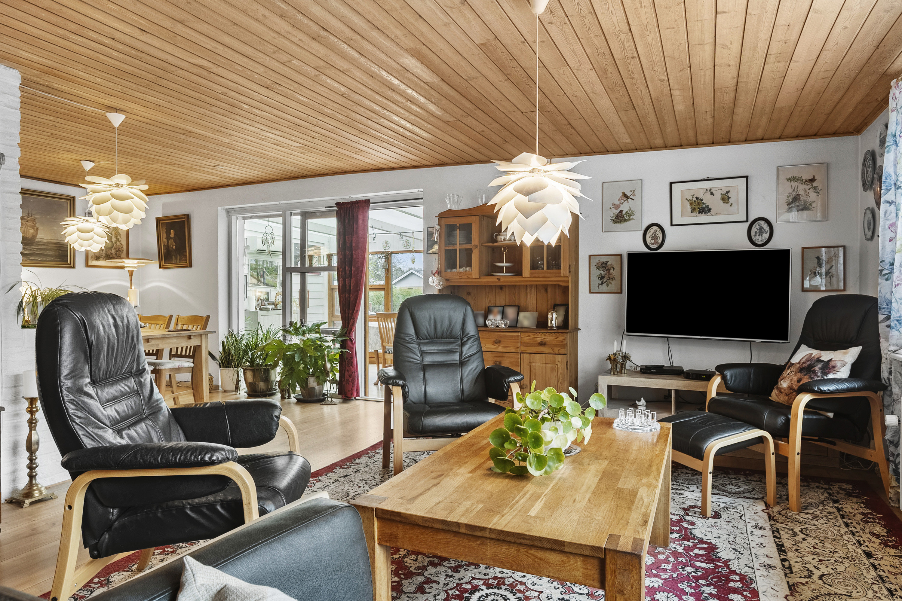 Fremhævet stue billede i fuldskærmstilstand. Billede af Brombærgangen 1, 6600 Vejen