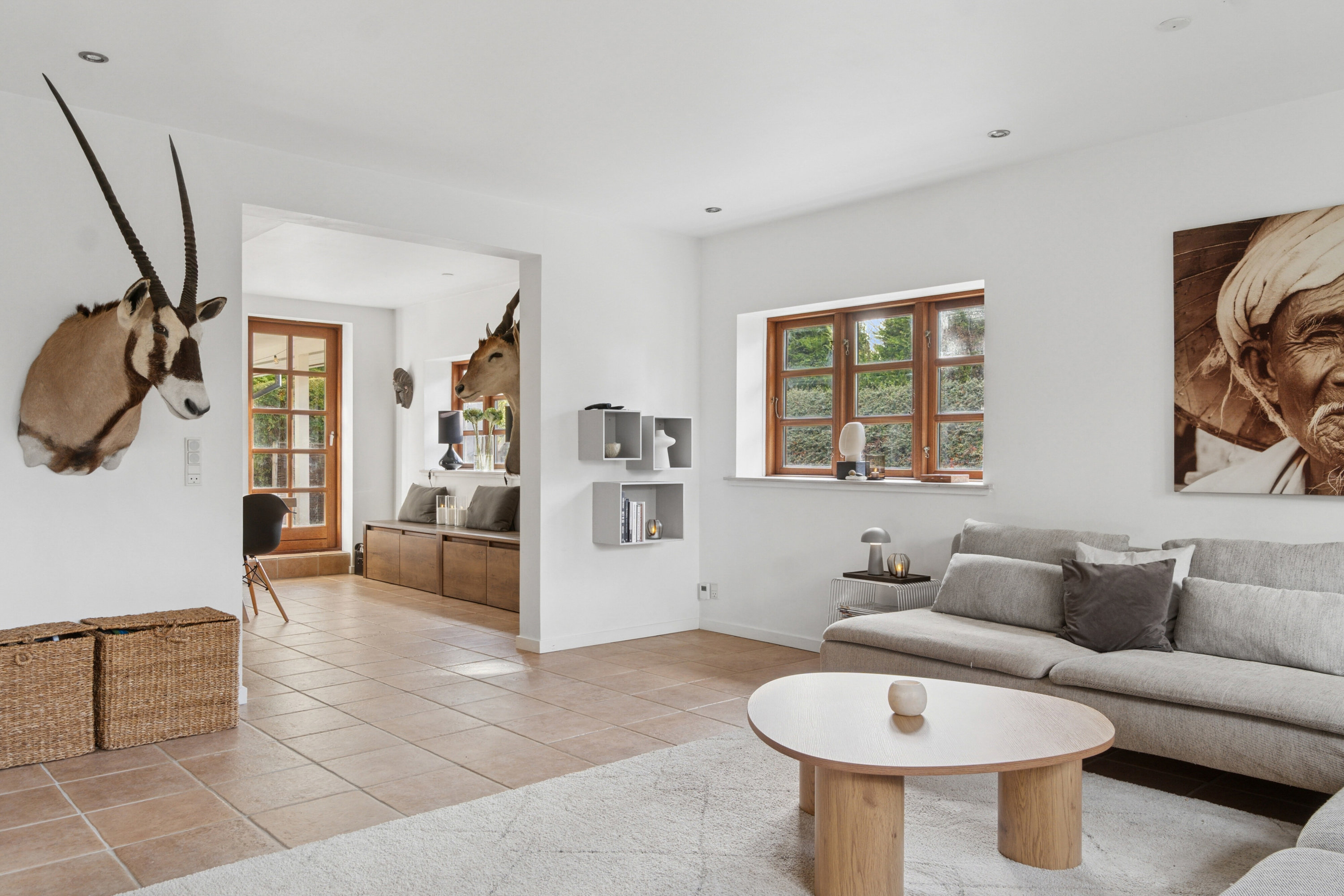 Fremhævet stue billede i fuldskærmstilstand. Billede af Gadekæret 2, 8781 Stenderup