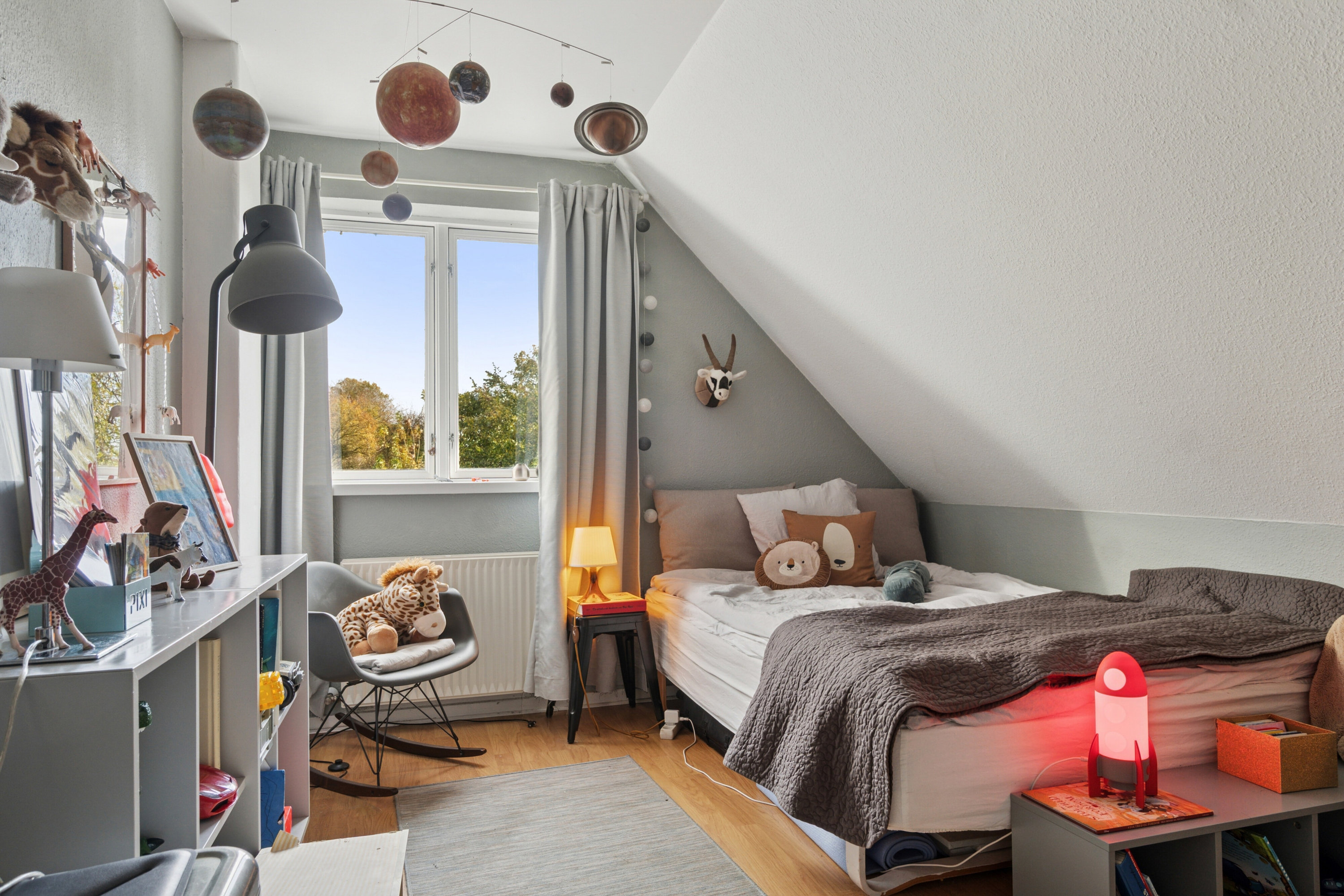 Fremhævet soveværelse billede i fuldskærmstilstand. Billede af Gadekæret 2, 8781 Stenderup