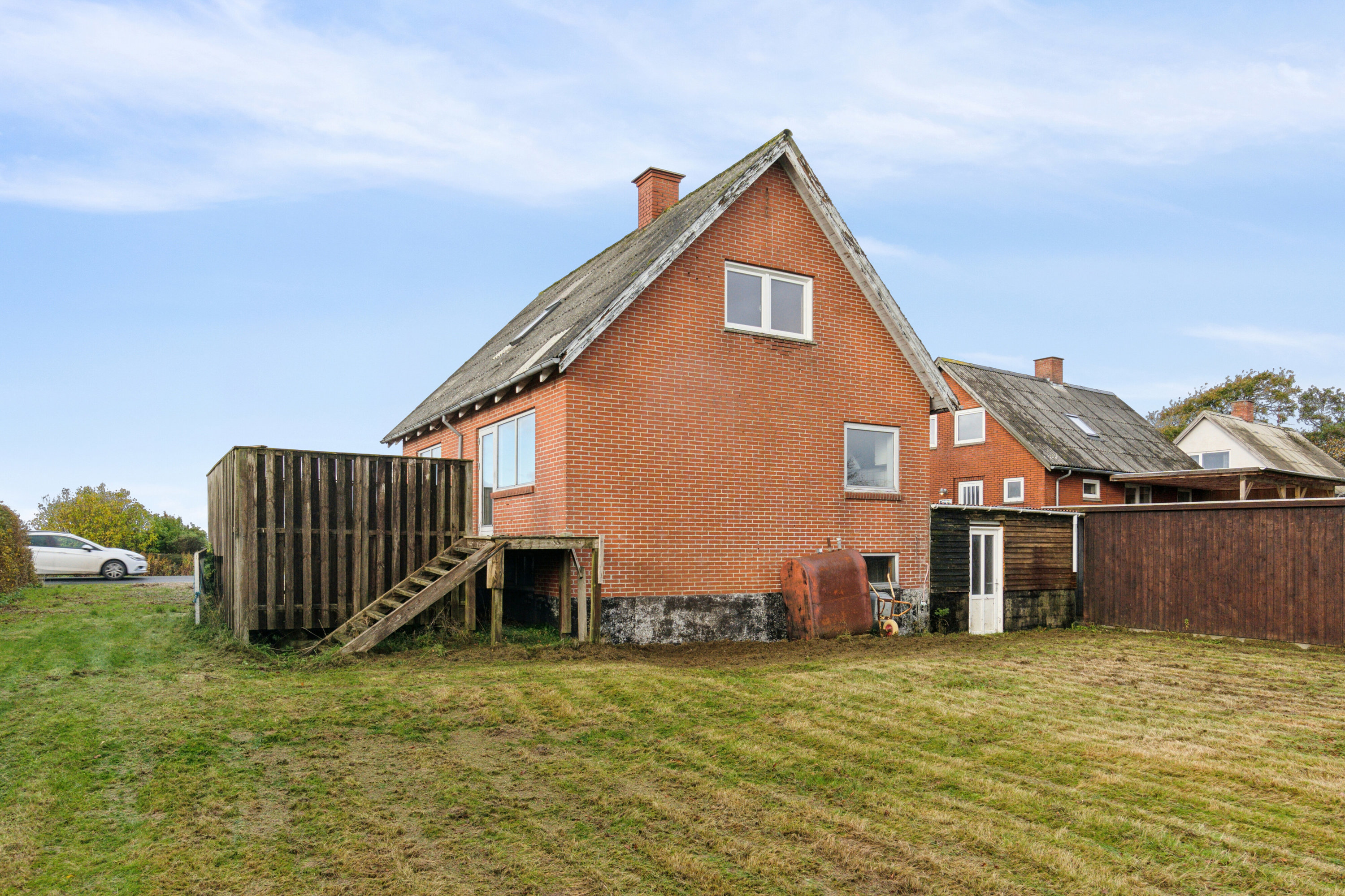 Miniaturebillede 1: set fra haven. Billede af Tøvlingvej 40, 7752 Snedsted