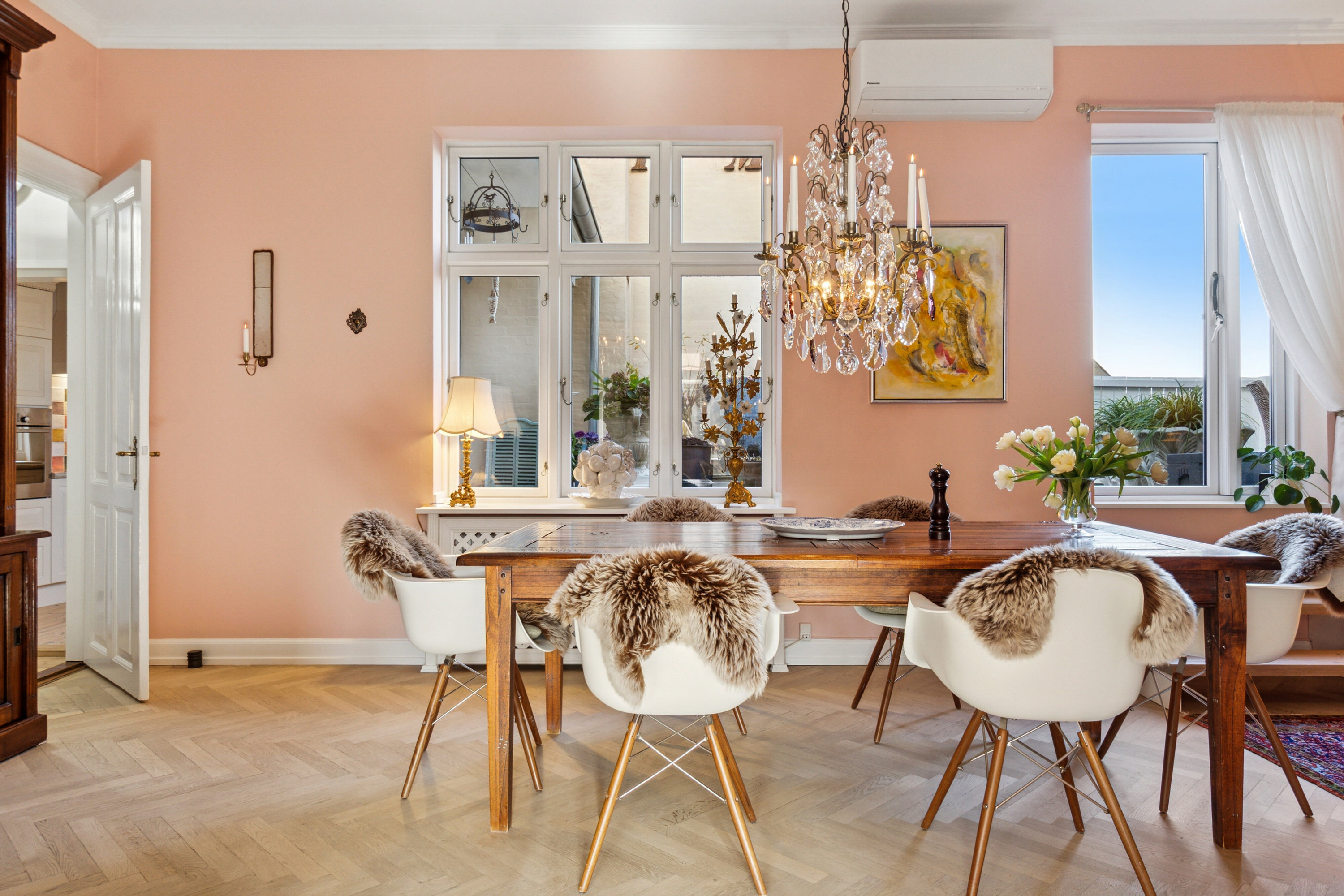 Fremhævet spisestue billede i fuldskærmstilstand. Billede af Algade 47B, 4230 Skælskør