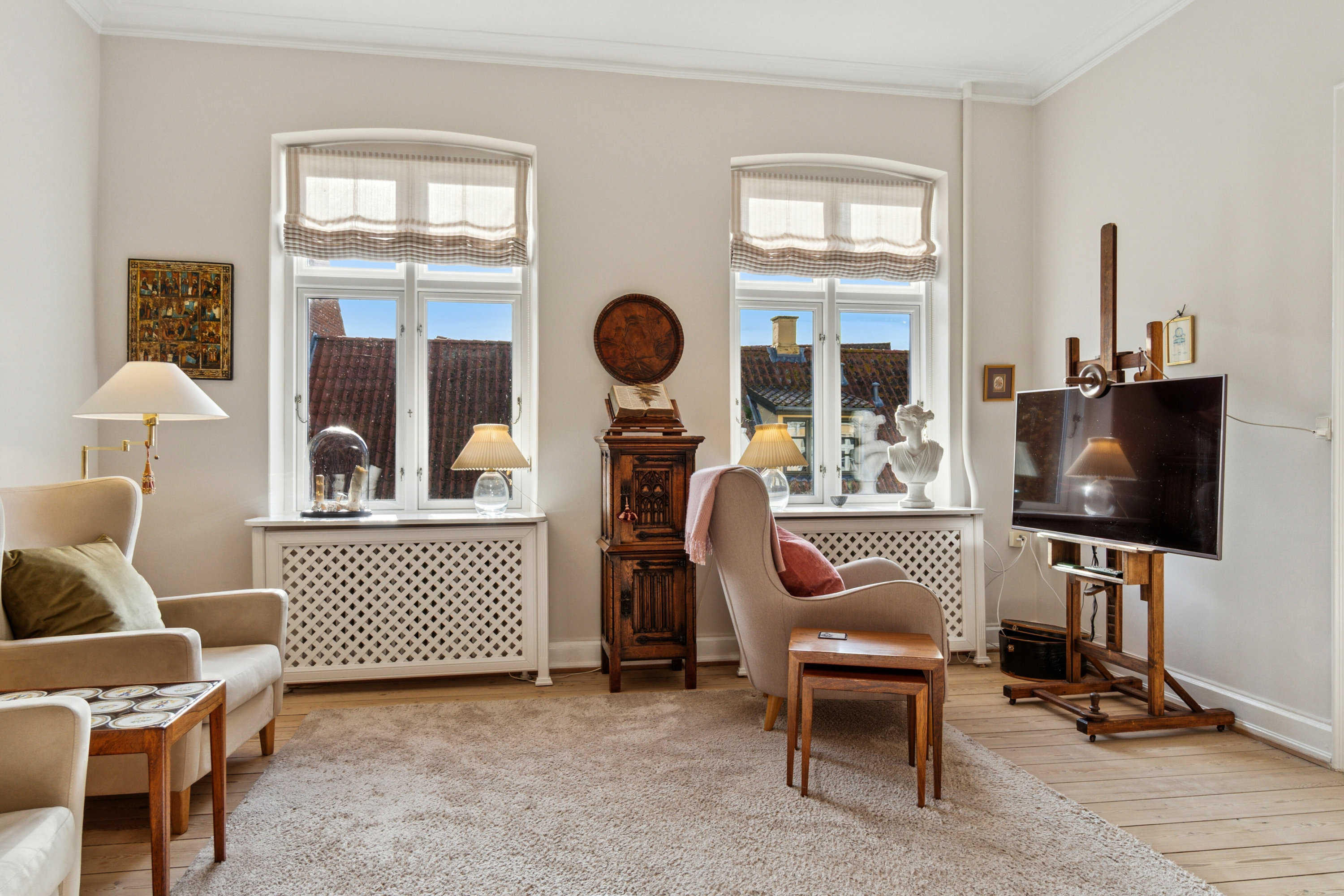 Fremhævet stue billede i fuldskærmstilstand. Billede af Algade 47B, 4230 Skælskør