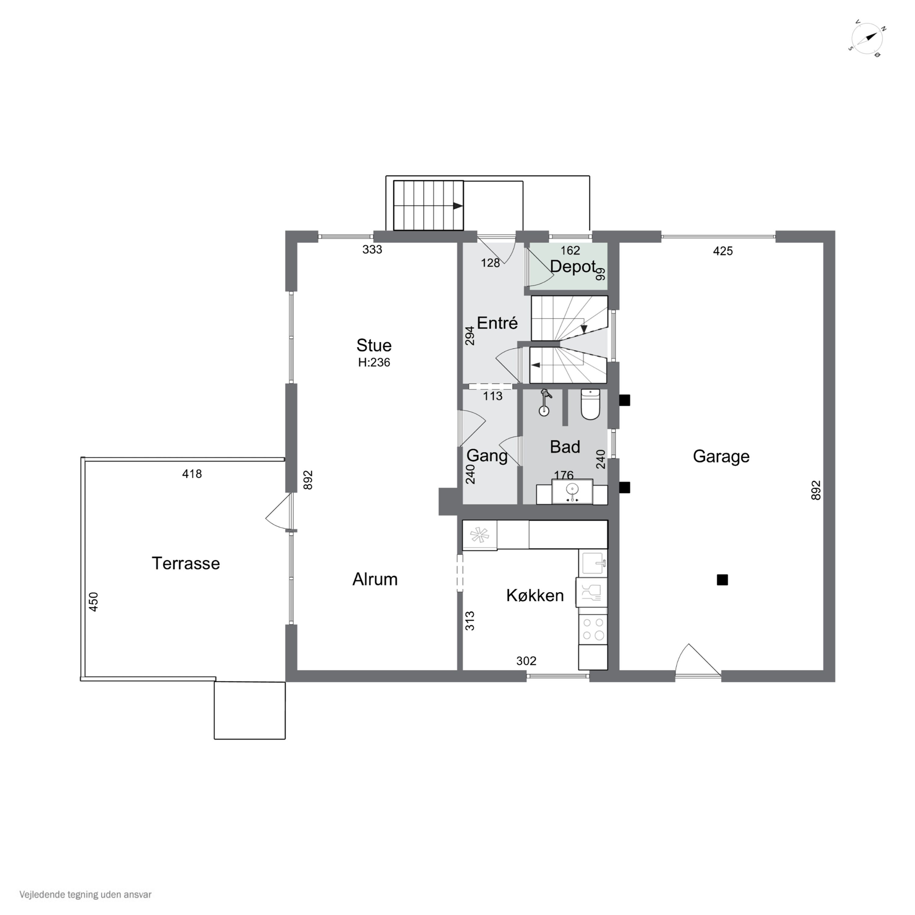 Plantegninger billede af Tøvlingvej 40, 7752 Snedsted