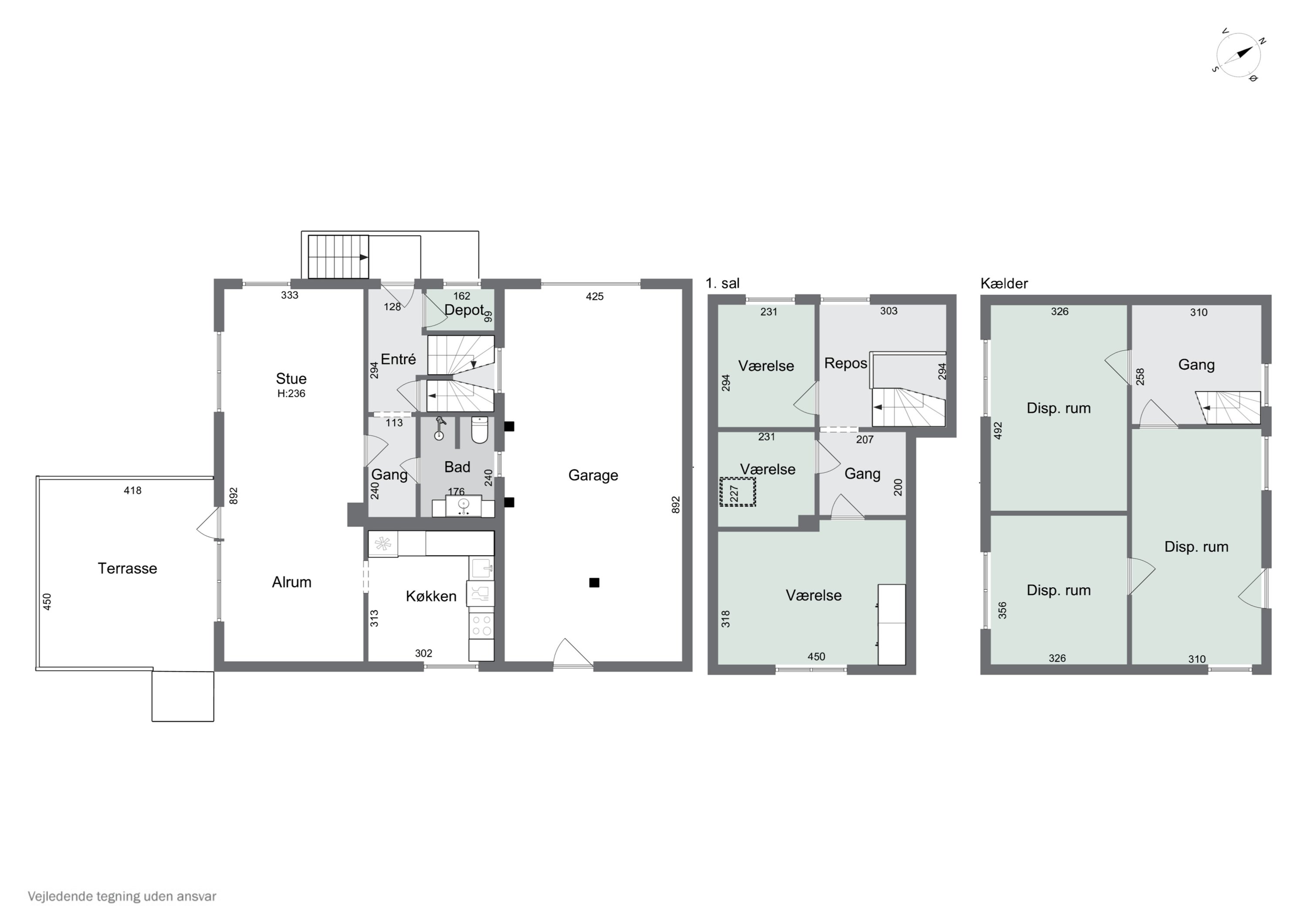 Plantegninger billede af Tøvlingvej 40, 7752 Snedsted