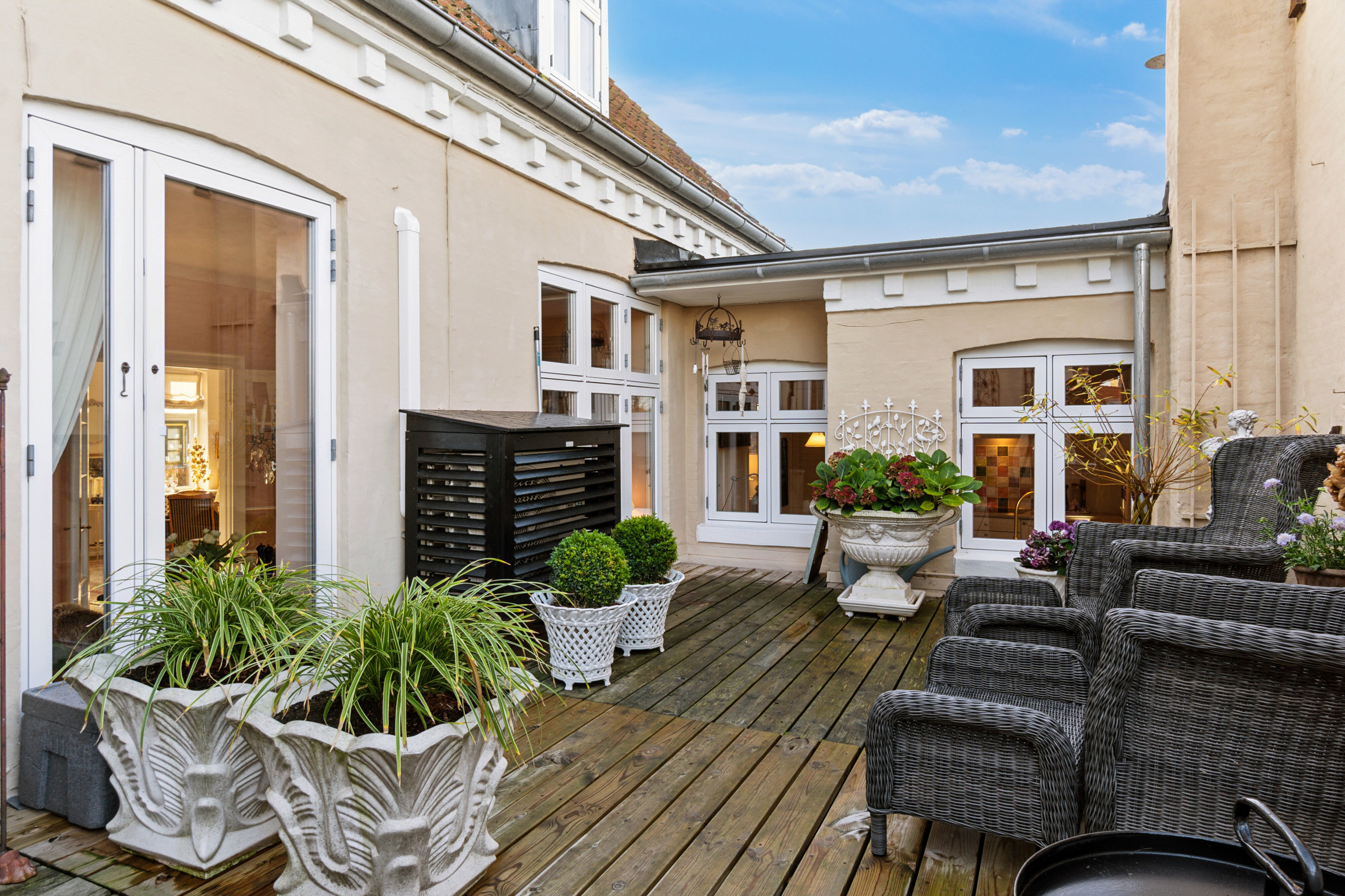 Fremhævet terrasse billede i fuldskærmstilstand. Billede af Algade 47B, 4230 Skælskør