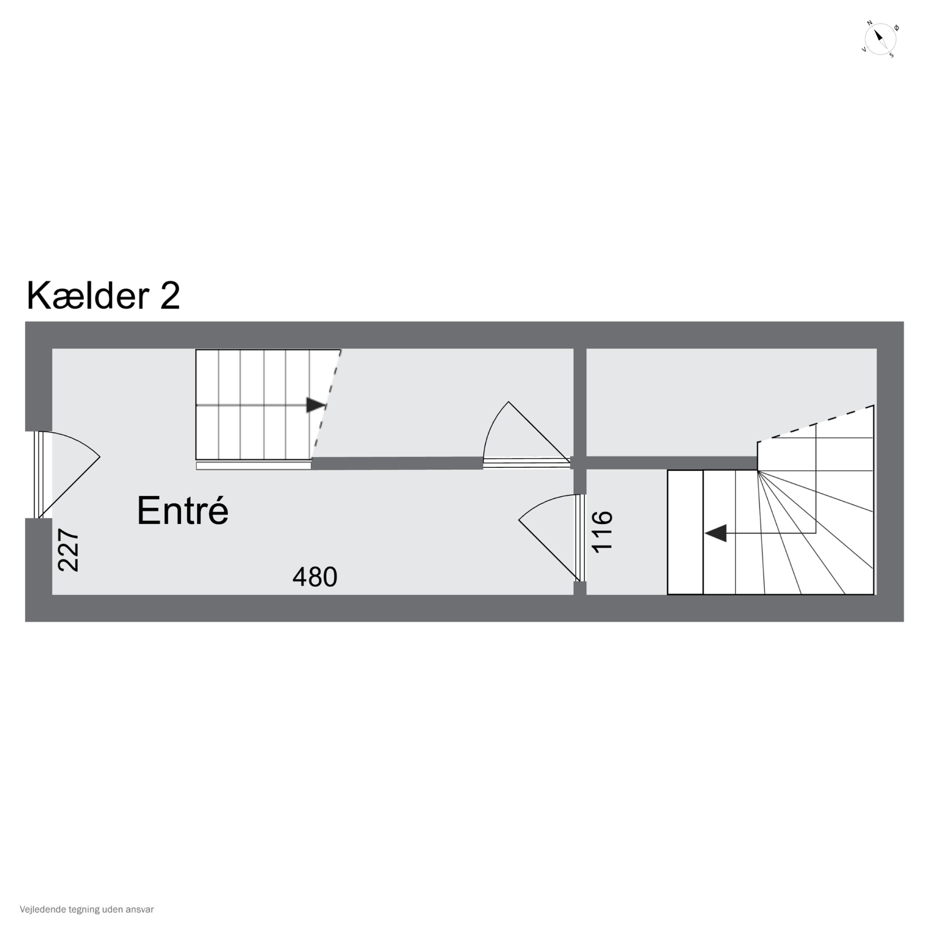 Plantegninger billede af Algade 47B, 4230 Skælskør