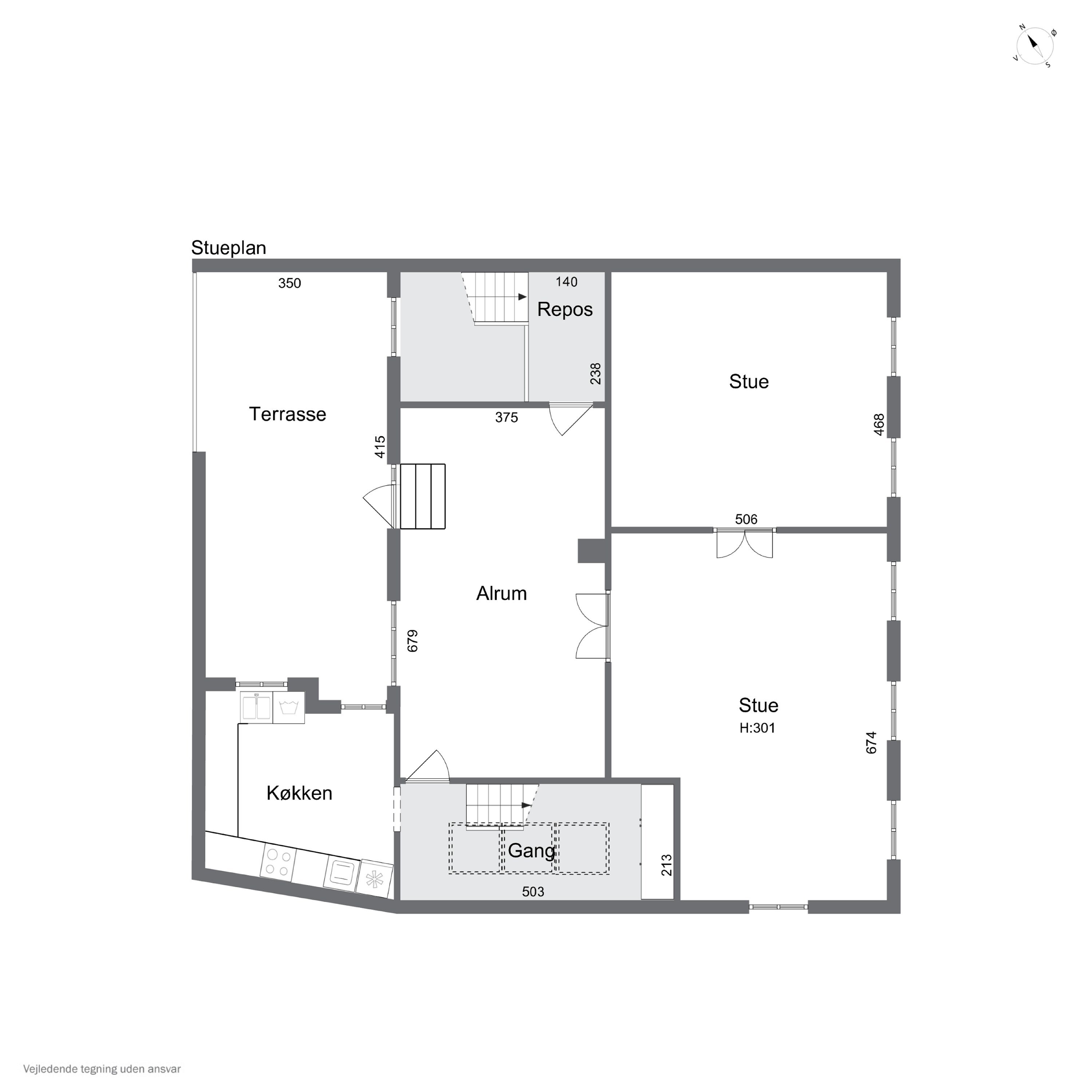 Plantegninger billede af Algade 47B, 4230 Skælskør