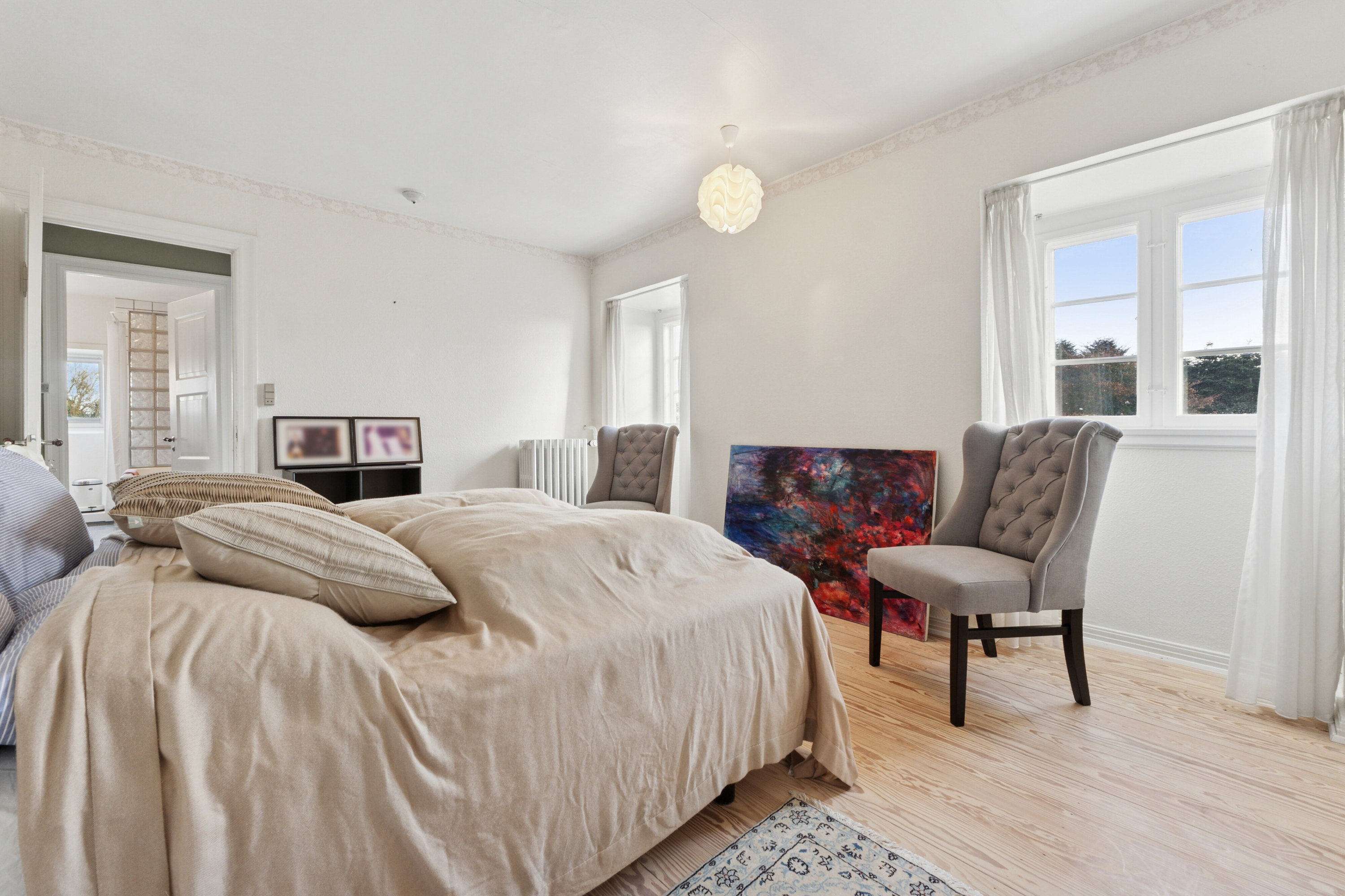 Fremhævet soveværelse billede i fuldskærmstilstand. Billede af Bygaden 18, Tullebølle, 5953 Tranekær