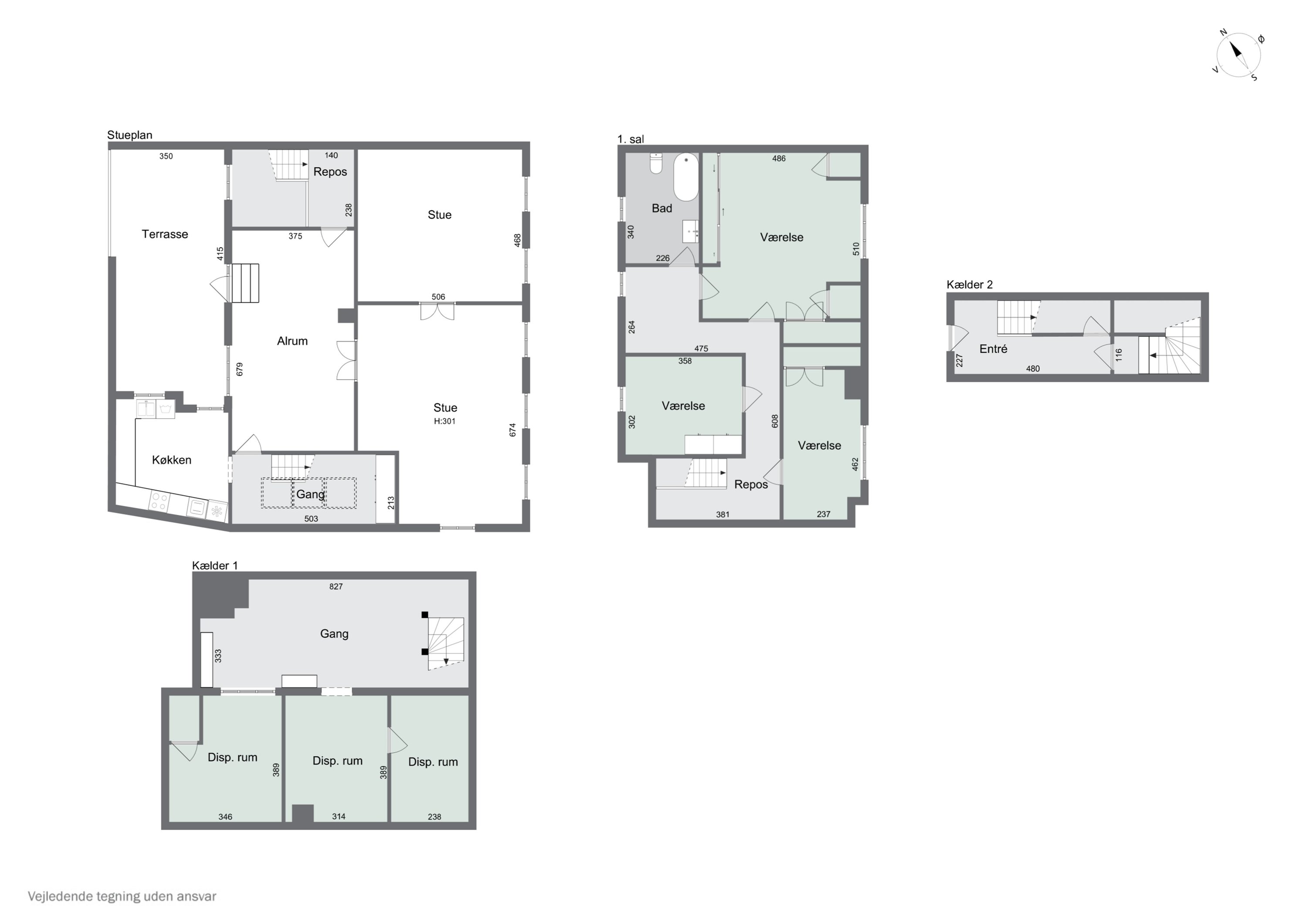 Plantegninger billede af Algade 47B, 4230 Skælskør