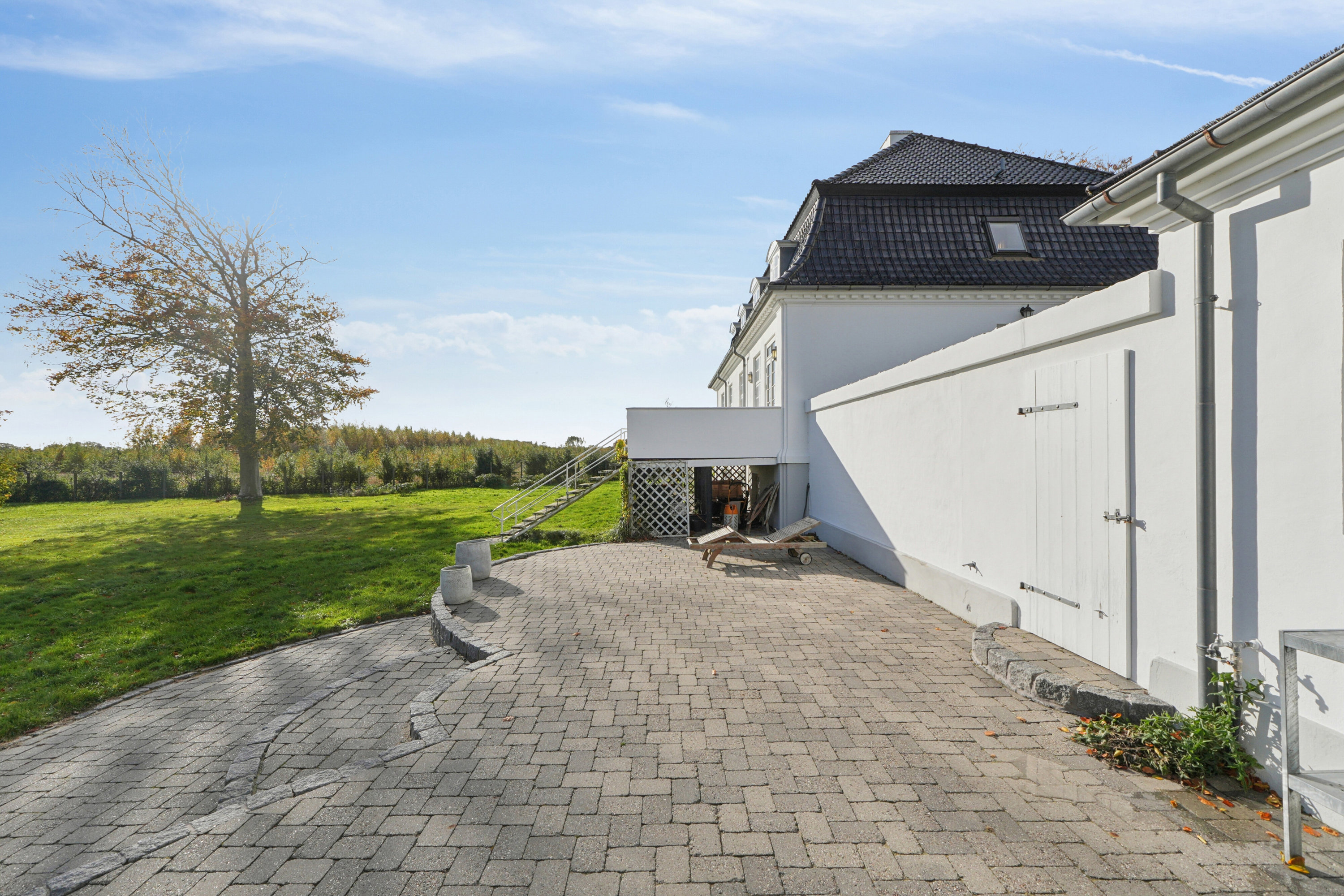 Fremhævet set fra haven billede i fuldskærmstilstand. Billede af Bygaden 18, Tullebølle, 5953 Tranekær