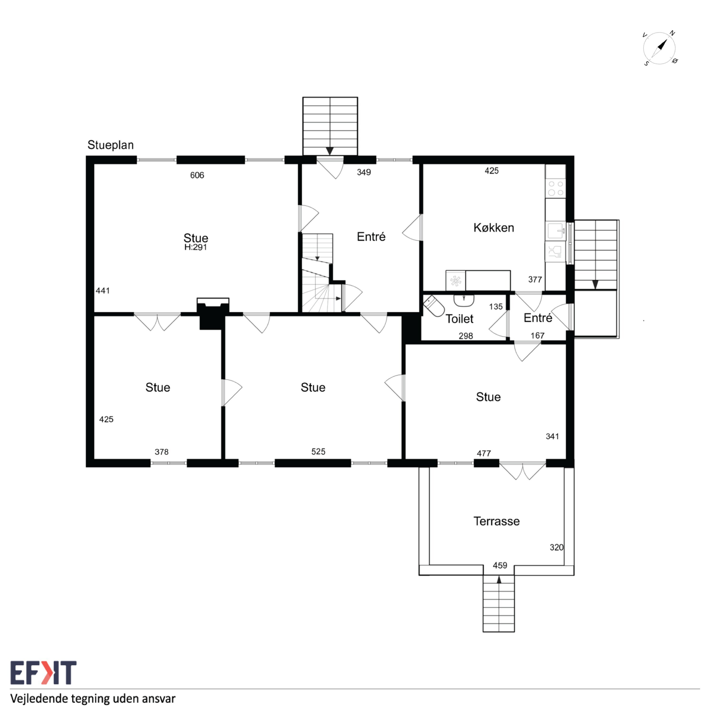 Plantegninger billede af Bygaden 18, Tullebølle, 5953 Tranekær