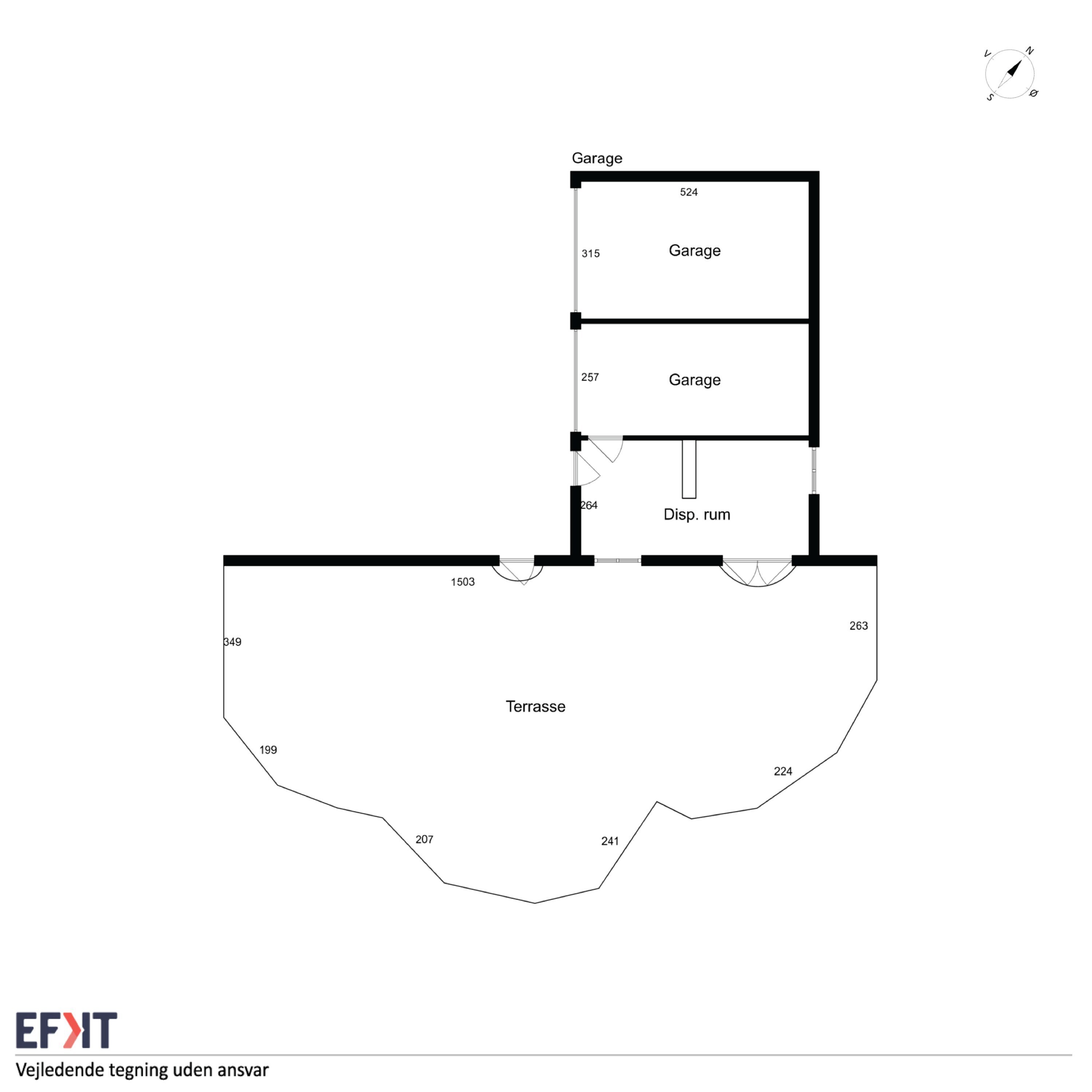 Plantegninger billede af Bygaden 18, Tullebølle, 5953 Tranekær
