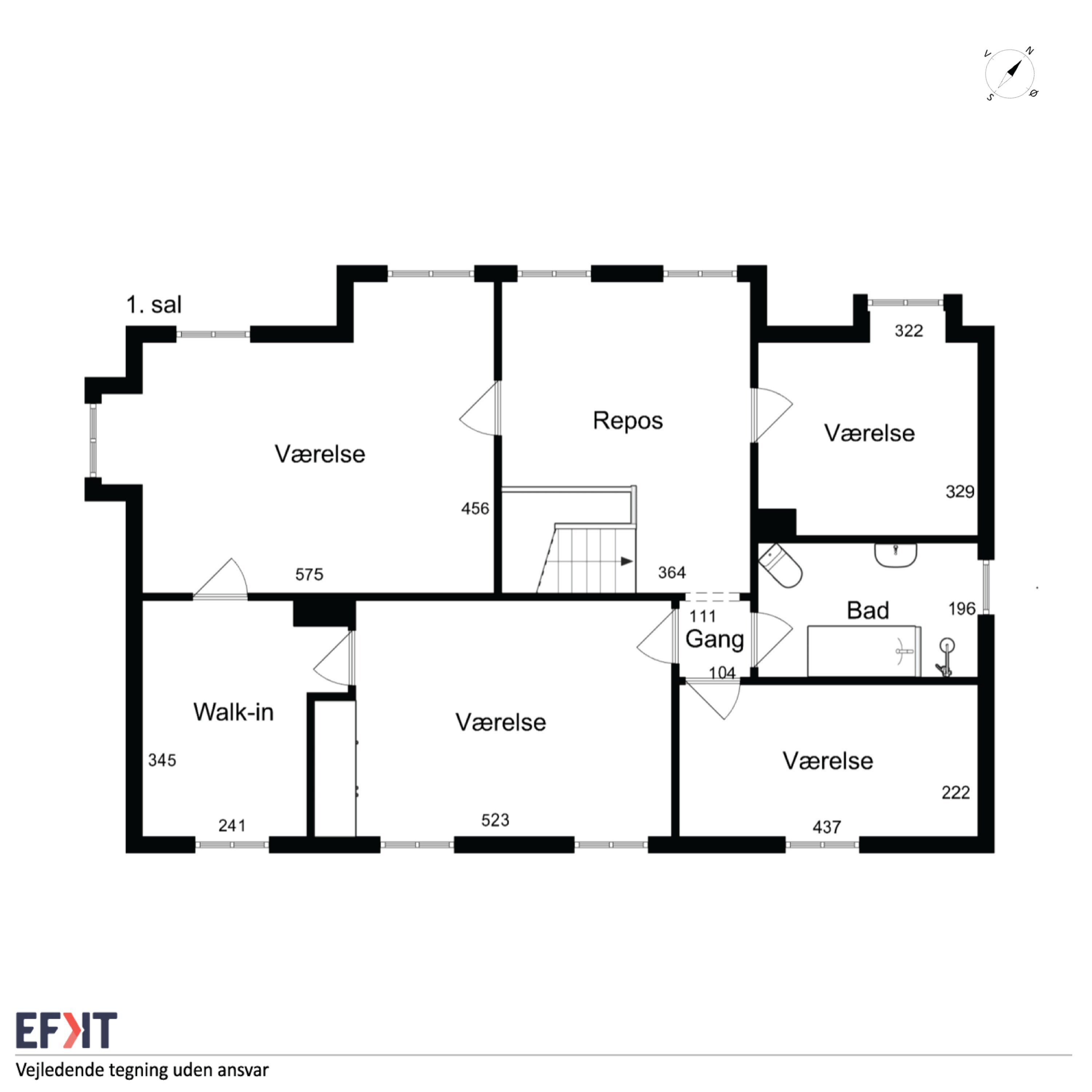 Plantegninger billede af Bygaden 18, Tullebølle, 5953 Tranekær