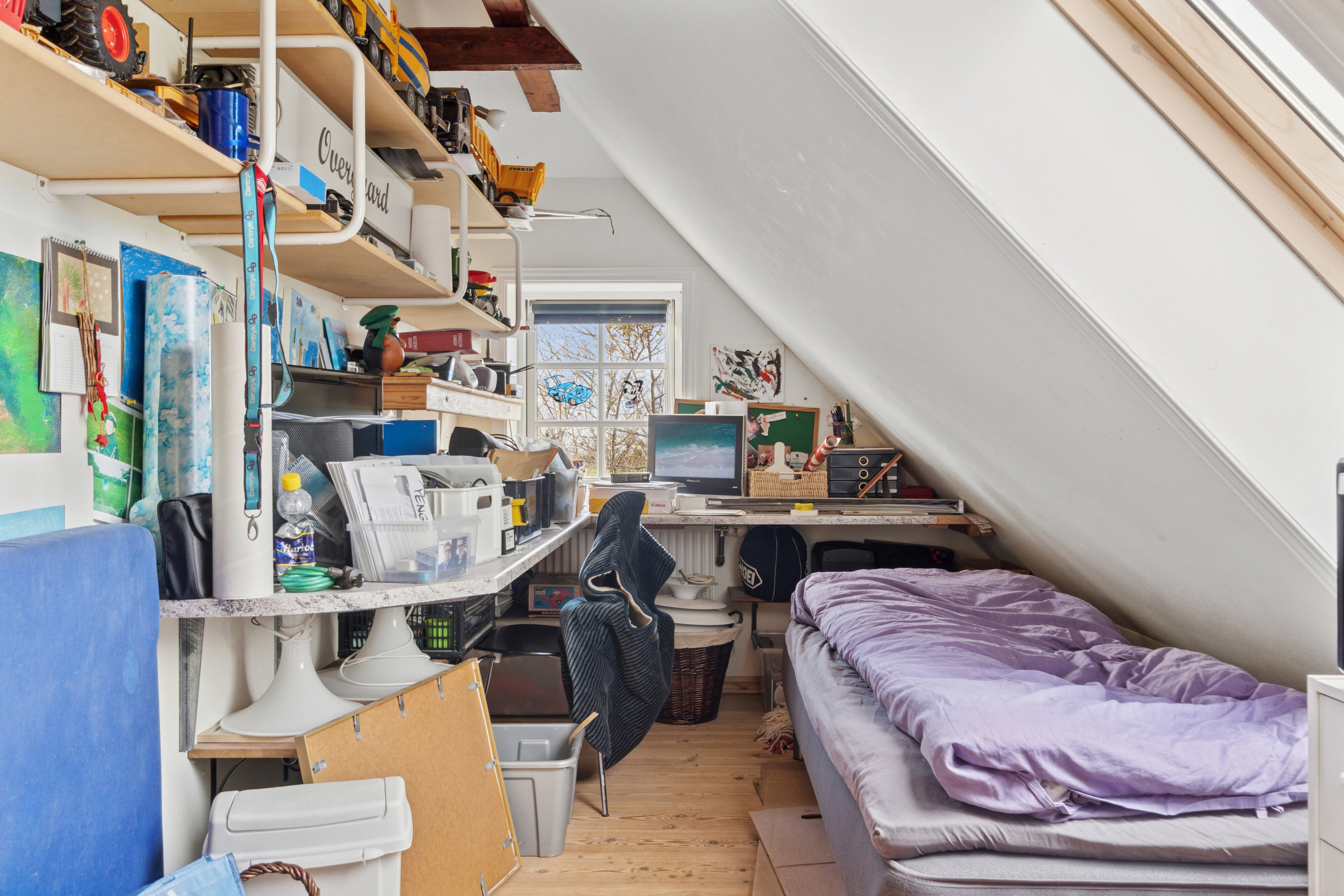 Fremhævet soveværelse billede i fuldskærmstilstand. Billede af Kobberøvej 2, 7760 Hurup Thy